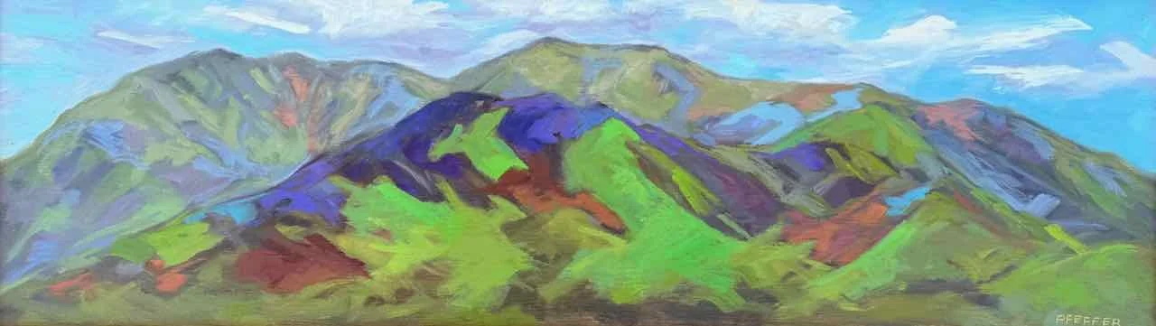 Diablo Spring 10x22 Oil on panel