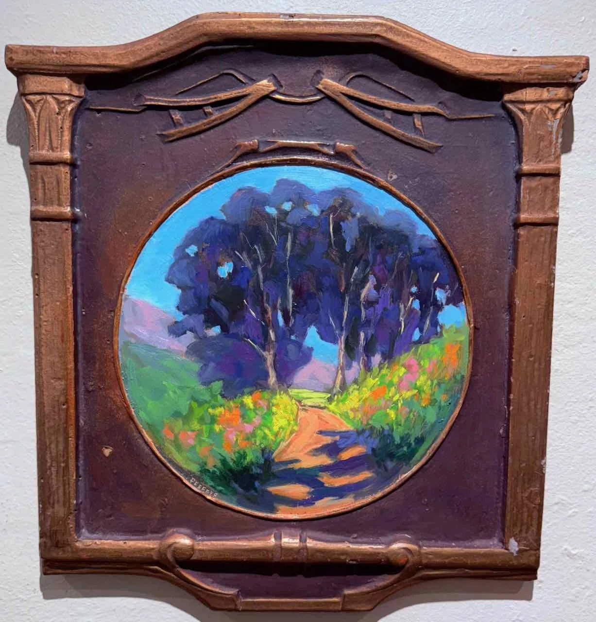 Gerbode Valley 7x7 Oil on Antique panel
