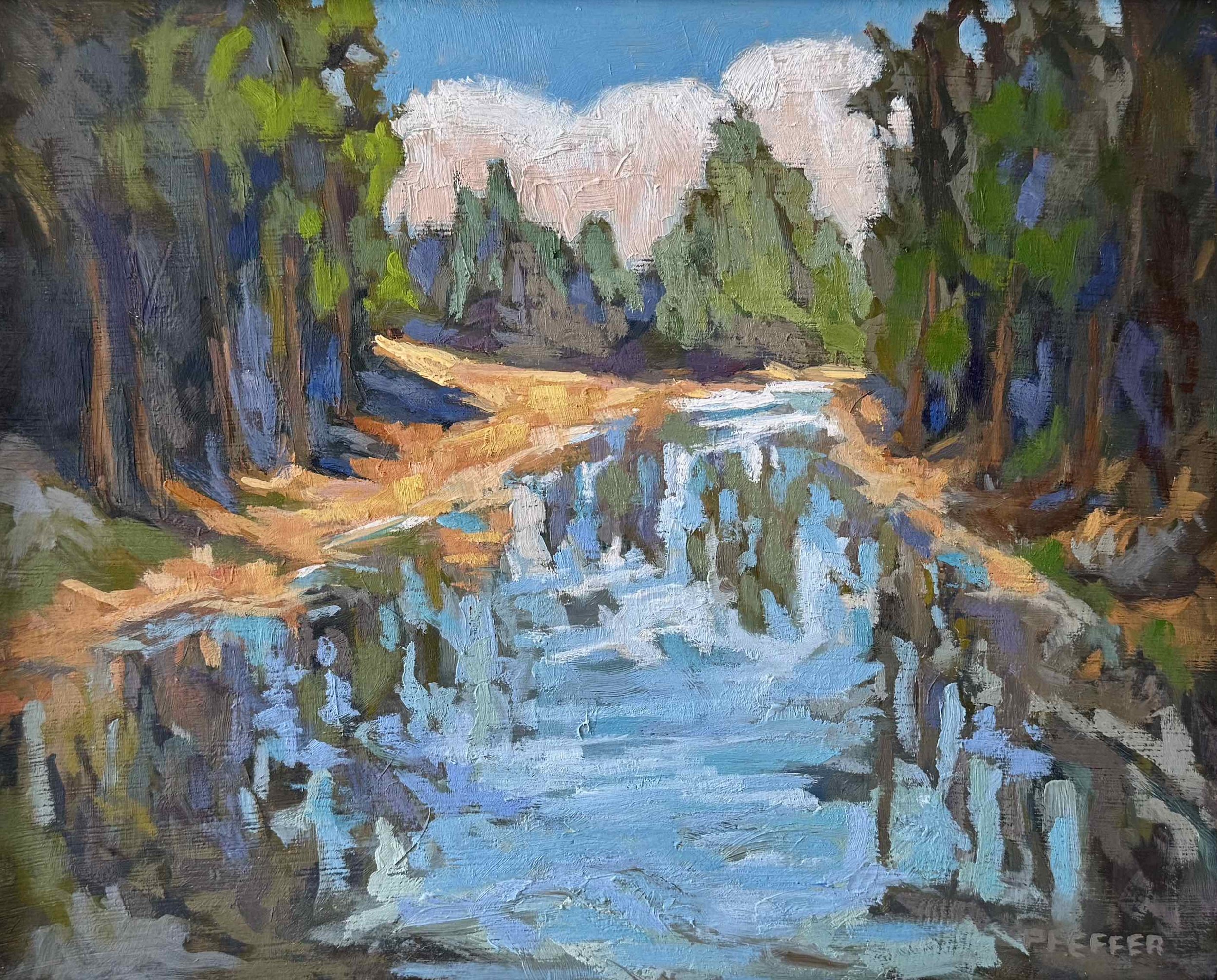 Fall River 8x10 Oil on panel