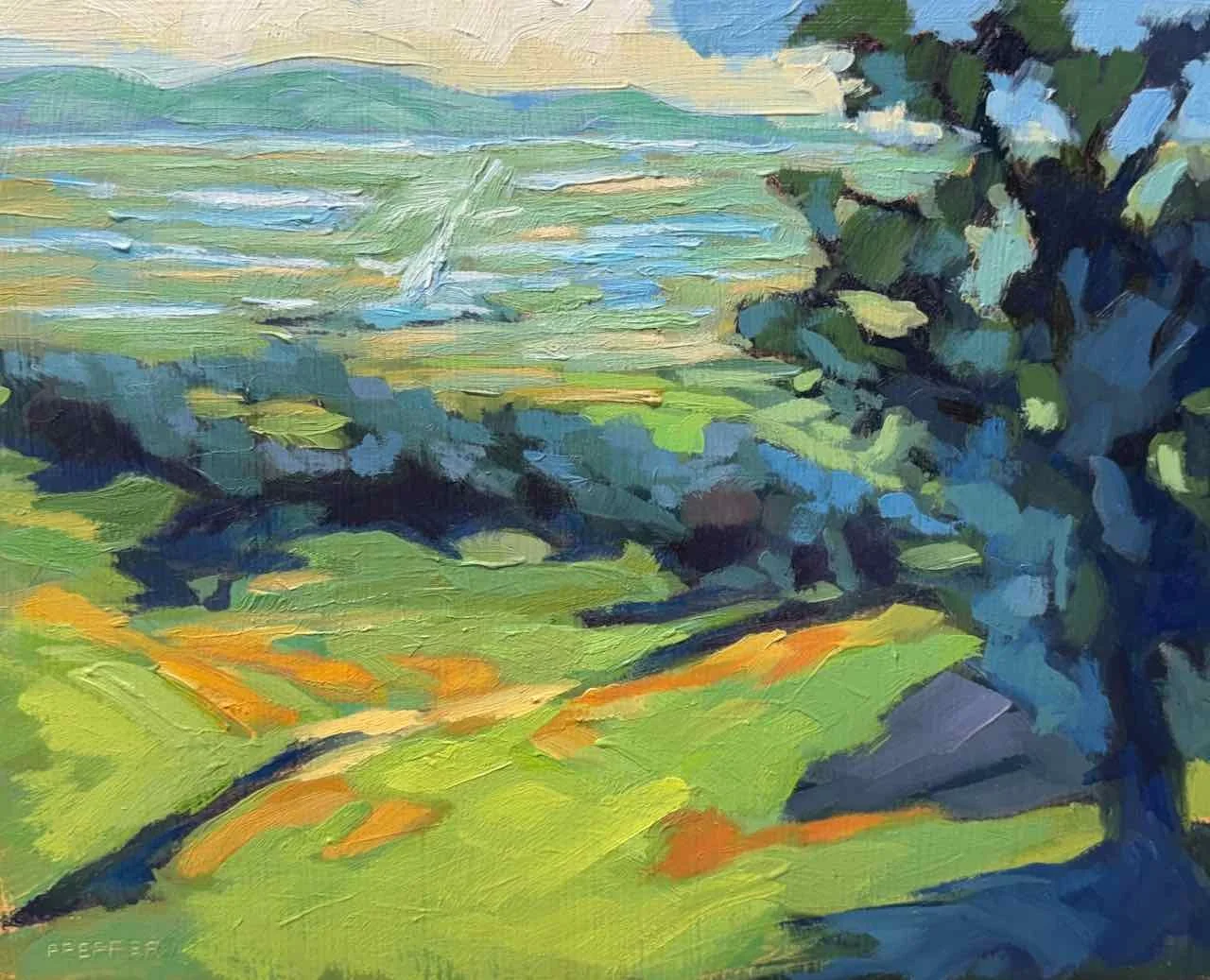 Olompali  8x10  Oil on panel