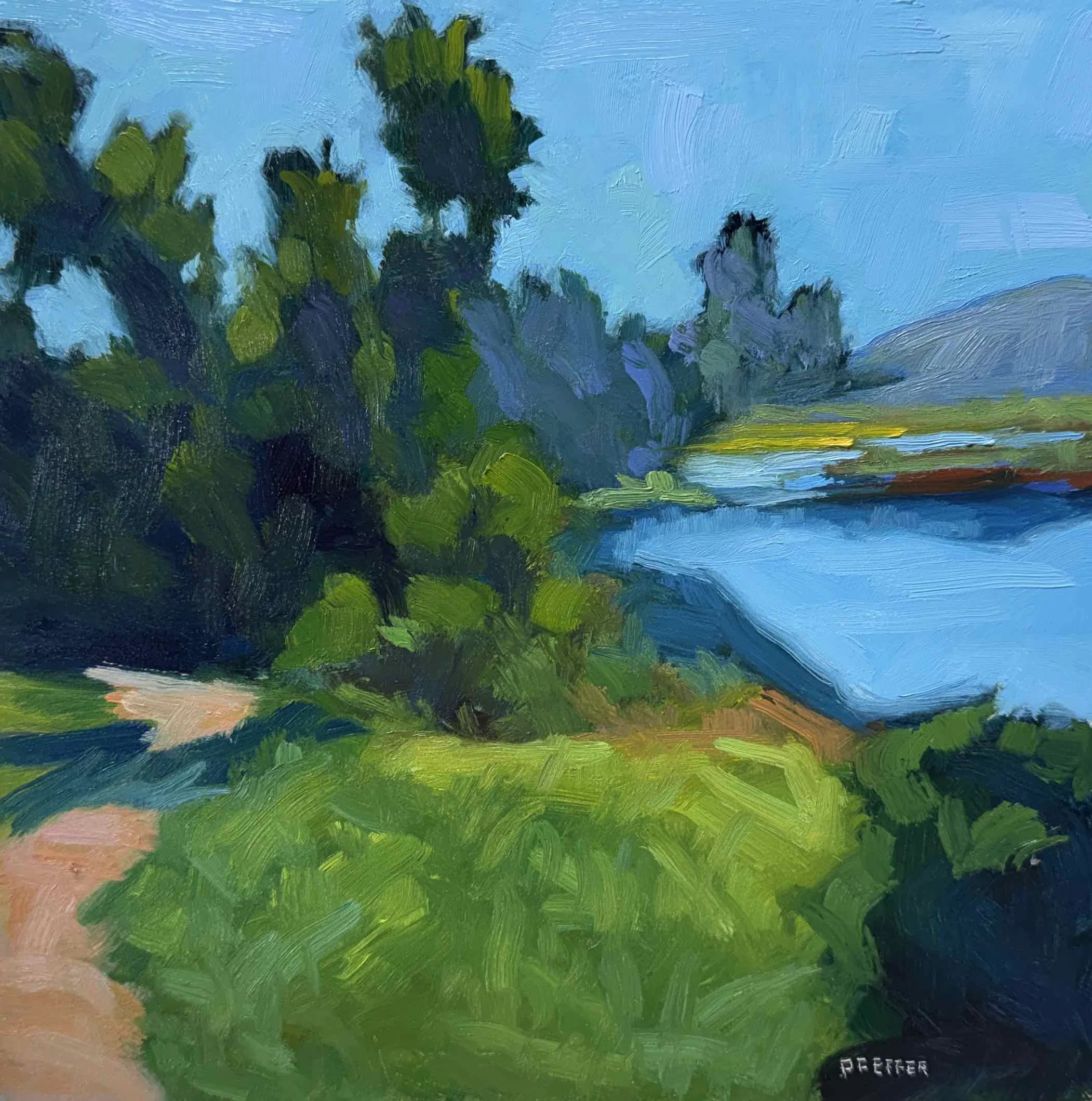 Bel-Marin Keys  9x9  Oil on panel