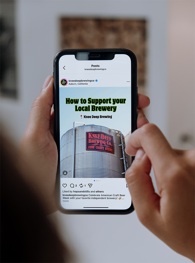 Knee Deep Brewing Social Media Post