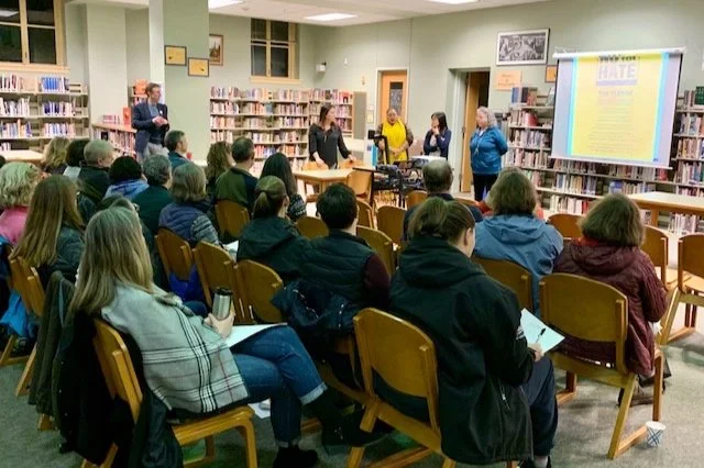      

 
   West Seattle HS families discuss racism, equity at workshop before ‘No Place For Hate’ school-wide launch    West Seattle Blog    January 27, 2020  ... to participate in an “Undoing Racism and Teaching Equity to Teens” educational worksho