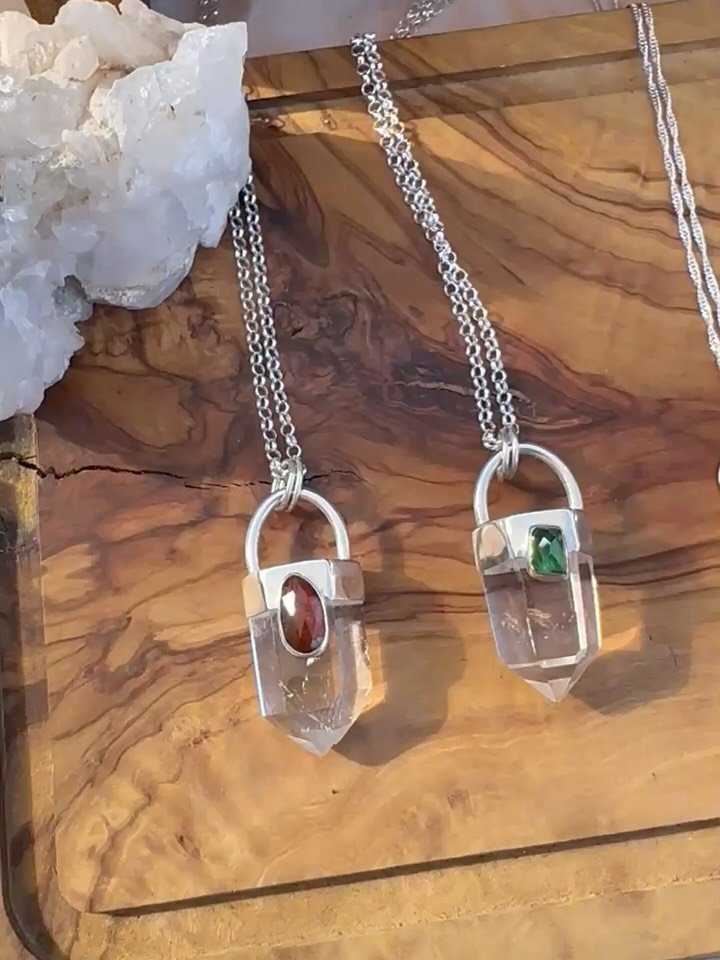A little peek at some of the new gemstone necklaces I will have available this weekend's @kennettholidayvillagemarket. ✨