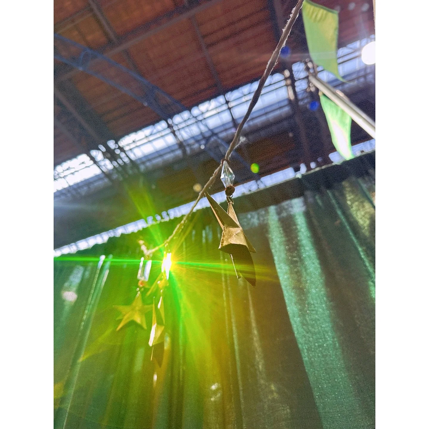When the sun hits the sun catchers *just right*. ✨

#philadelphiaflowershow #bloomcity #suncatchers #artistsofphoenixville #celestial #magic
