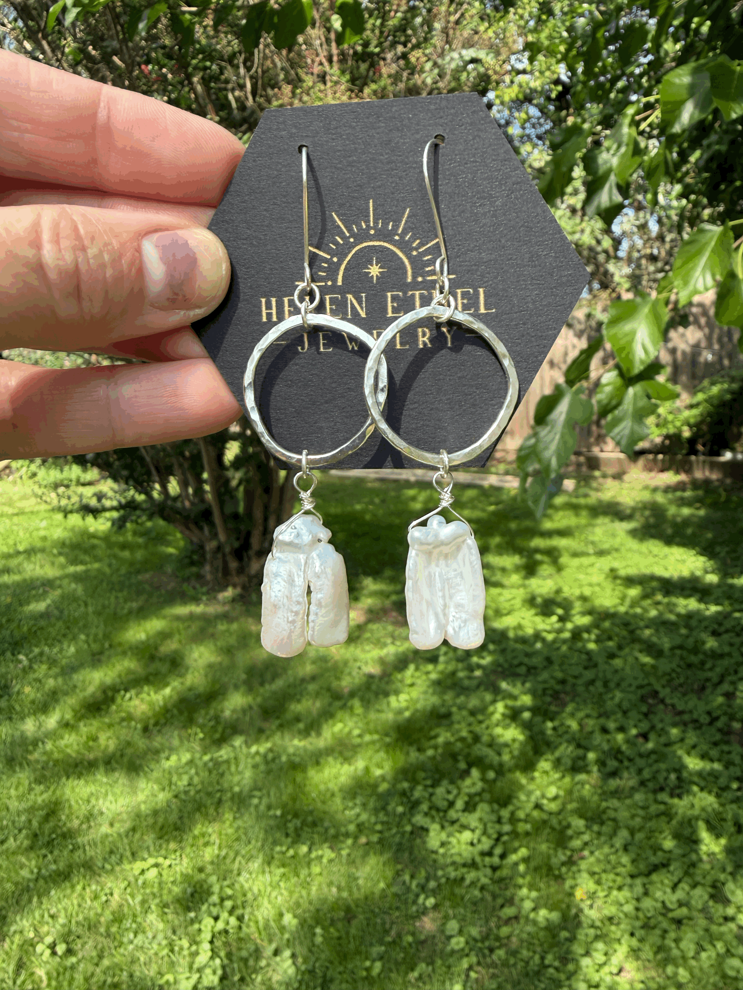 Biwa Lune Earrings