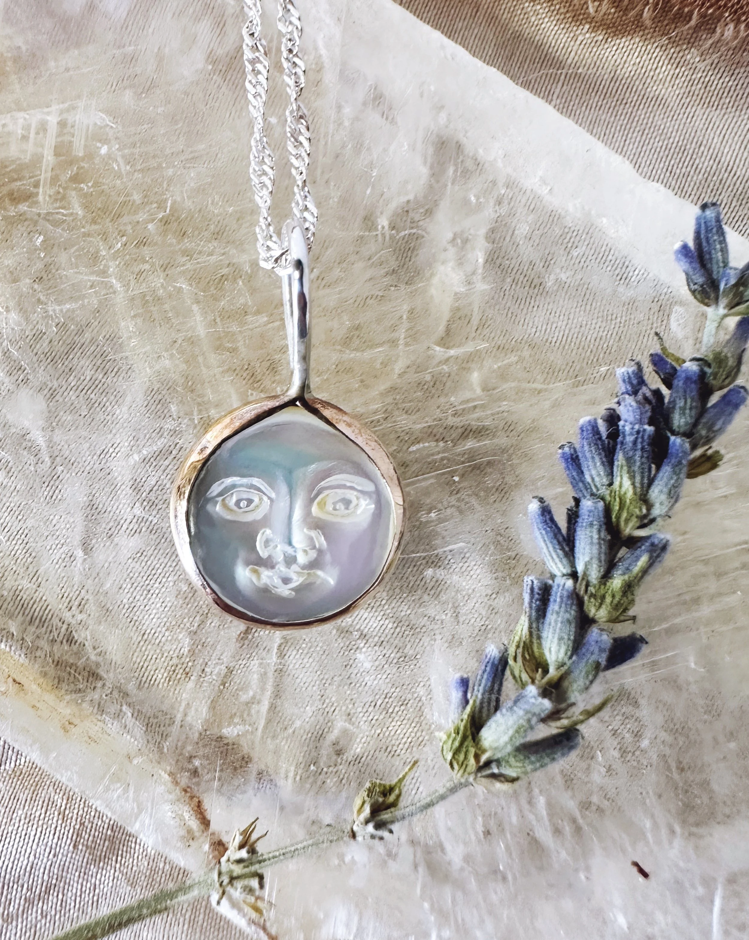Man in the Moon Pendant