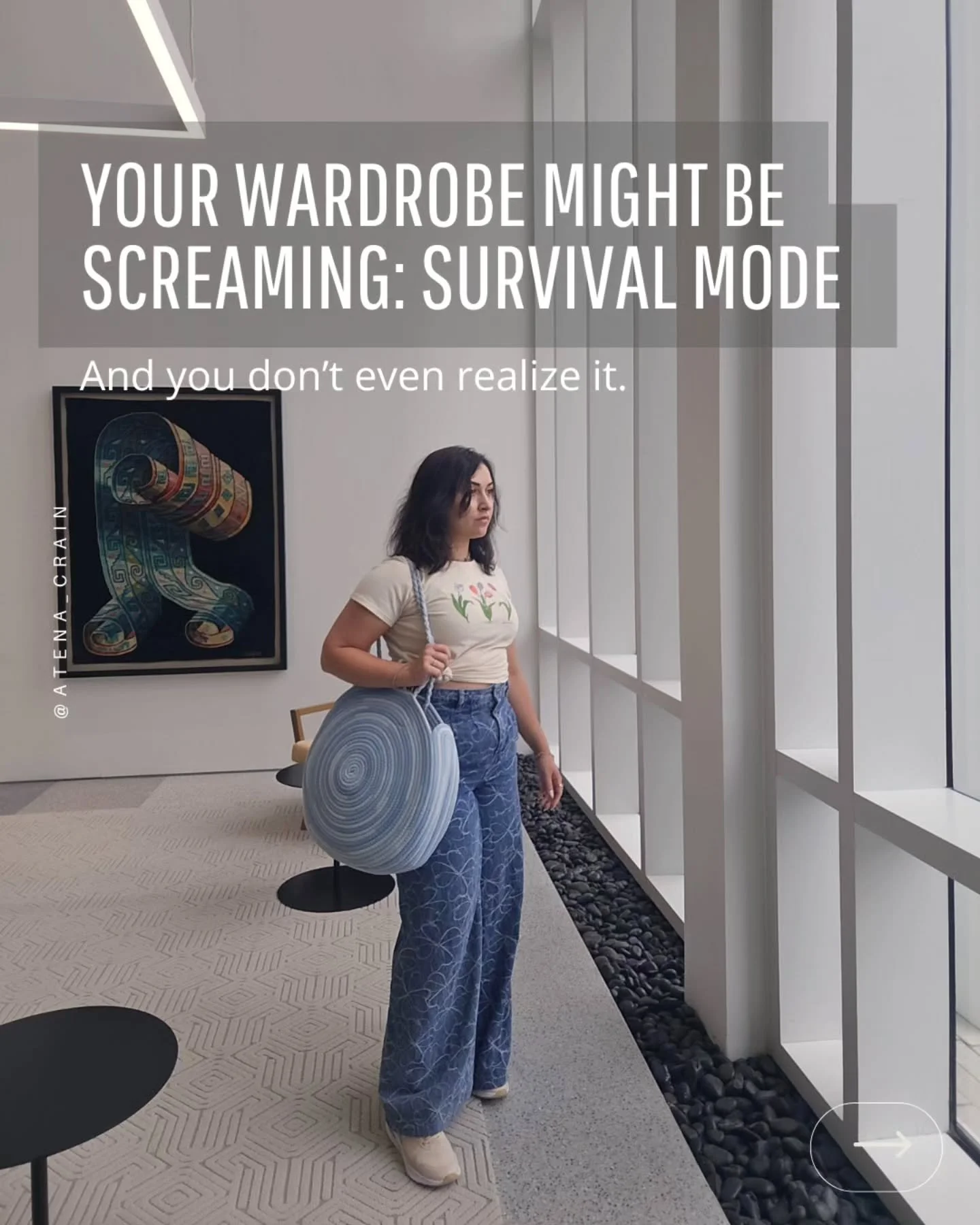 Your wardrobe is one of the easiest places to see if you&rsquo;re living in survival mode.

If you&rsquo;re rushing through outfits, avoiding your closet, or just wearing the same &ldquo;safe&rdquo; pieces on repeat&hellip; it&rsquo;s not about lazin
