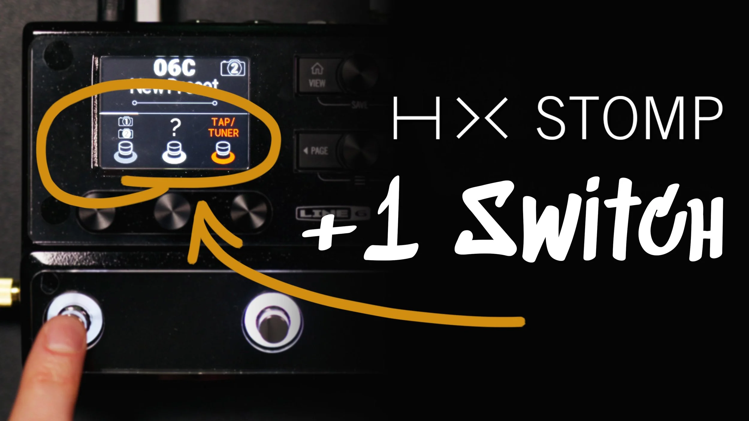 HX Stomp Snapshots Hack – 2 Snapshots, 1 Footswitch