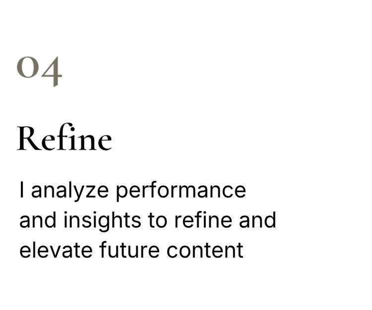 Number four, stylized black text with small gray number four above it.