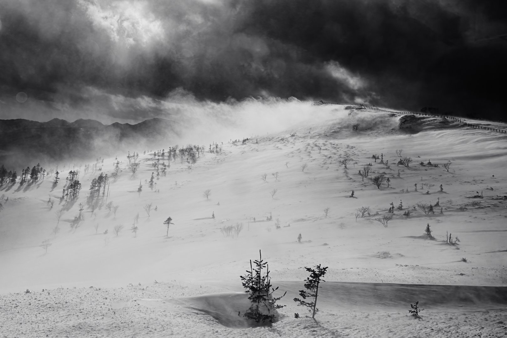 Light and Shade of Snow Storm
