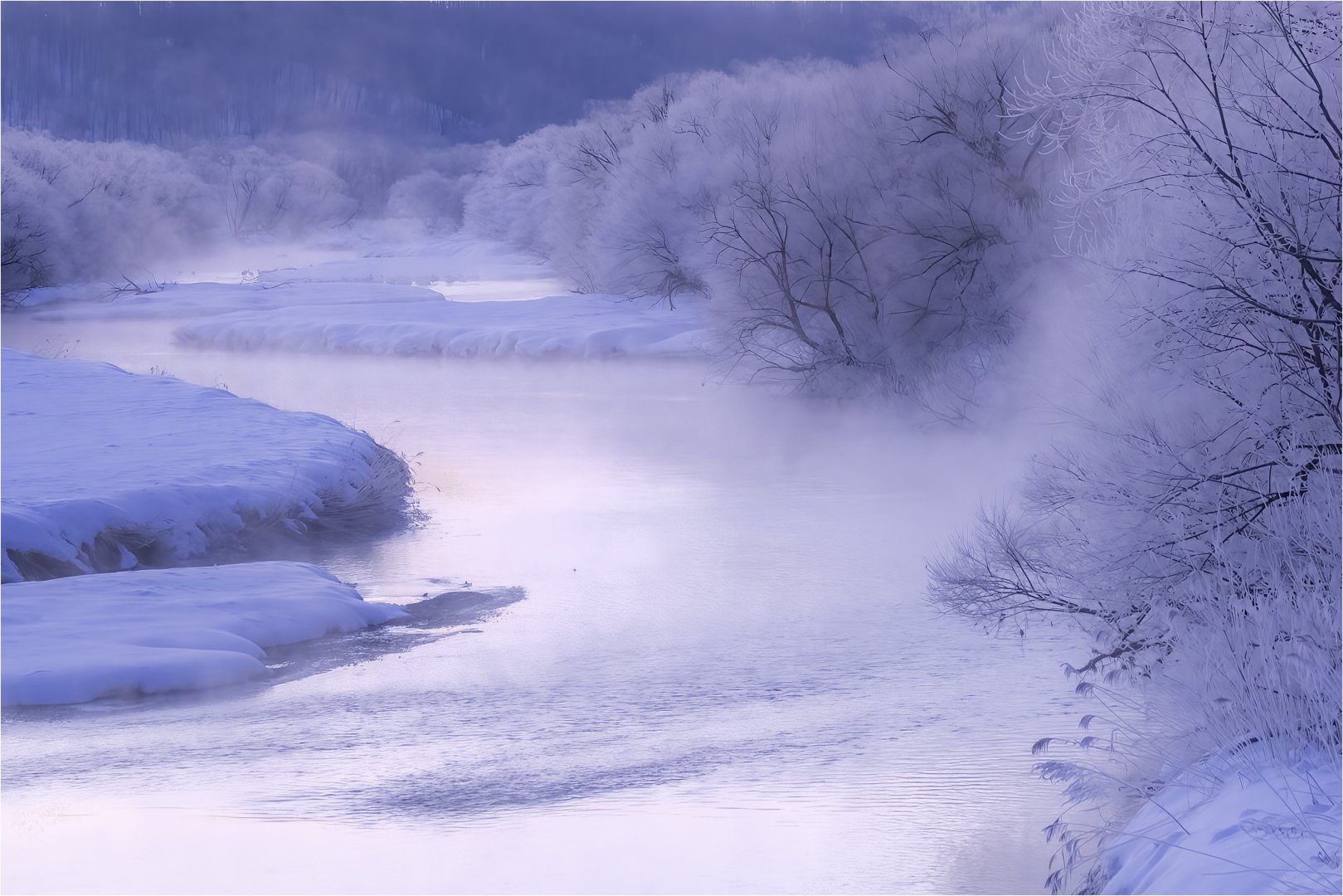 Mist at sunrise
