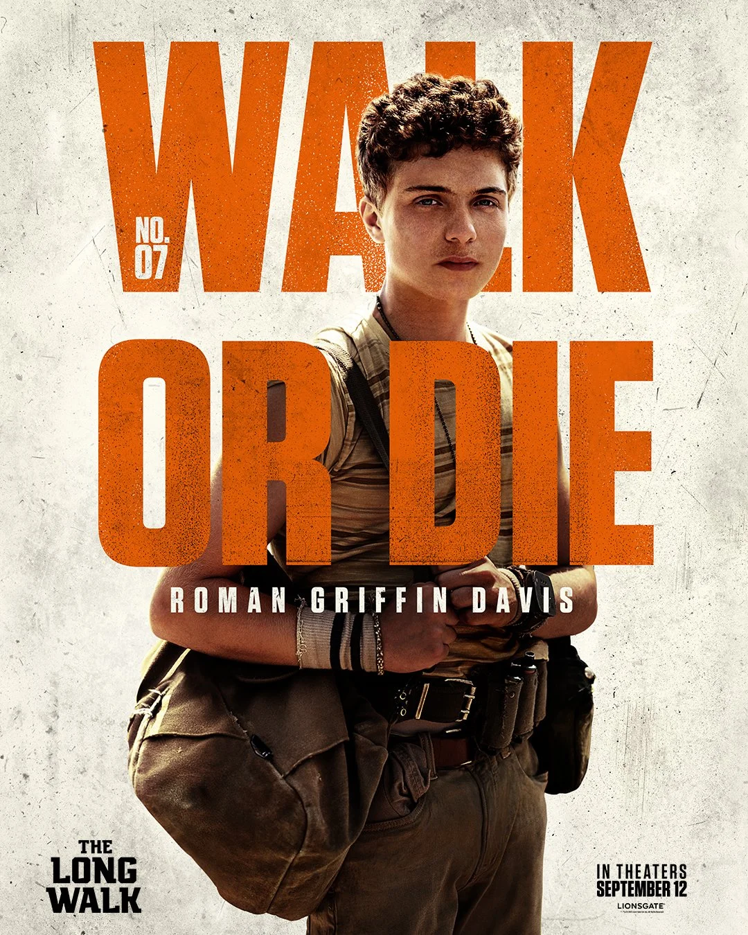 The Long Walk Lionsgate Character Poster 1 VS Brands Entertainment Interviews 2.jpg