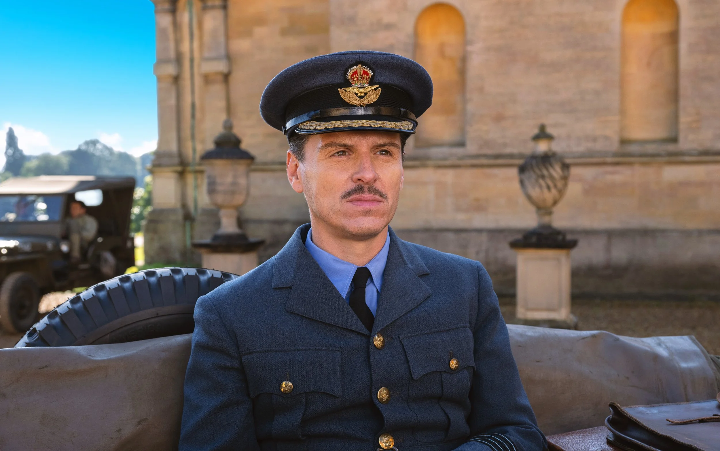  Andrew Scott as Captain James Stagg in  Pressure . • Photo Credit: Alex Bailey/Focus Features/StudioCanal 