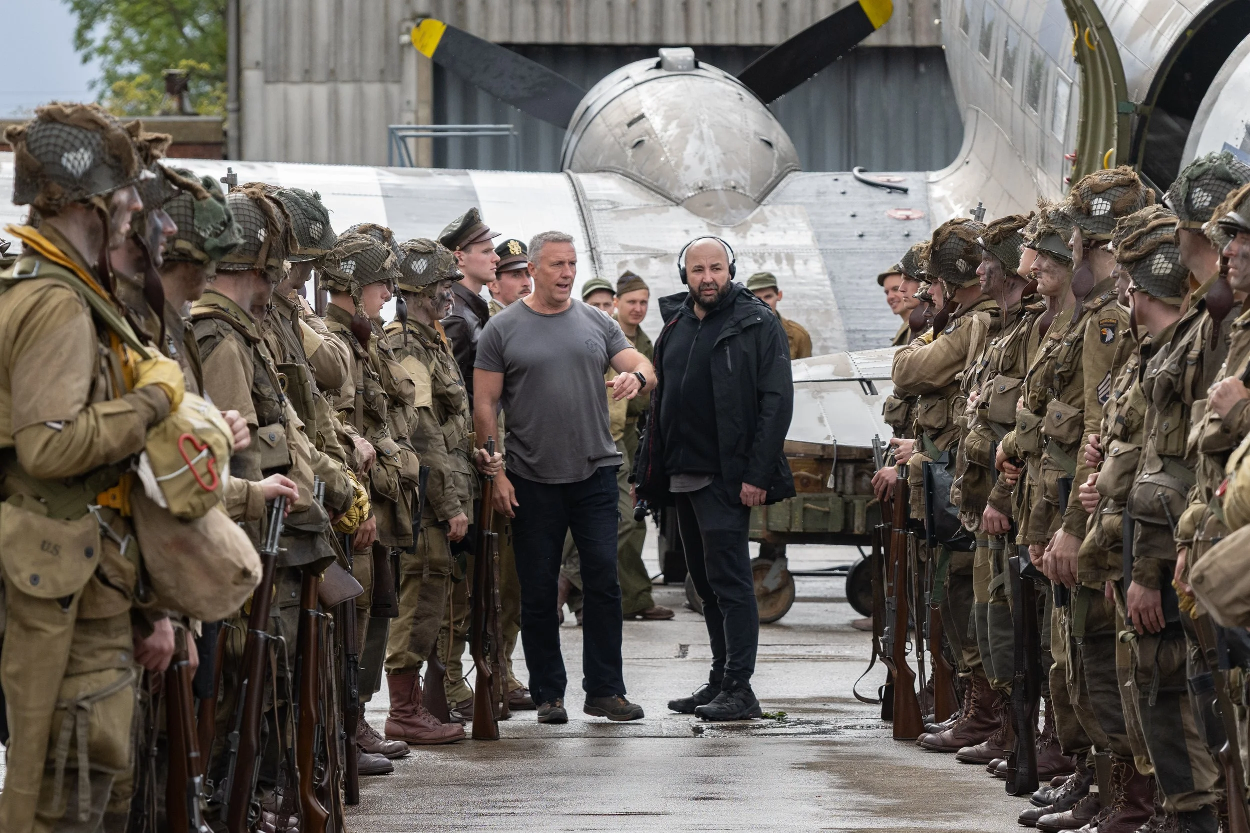  Director Anthony Maras on the set of  Pressure . • Photo Credit: Alex Bailey/Focus Features/StudioCanal 