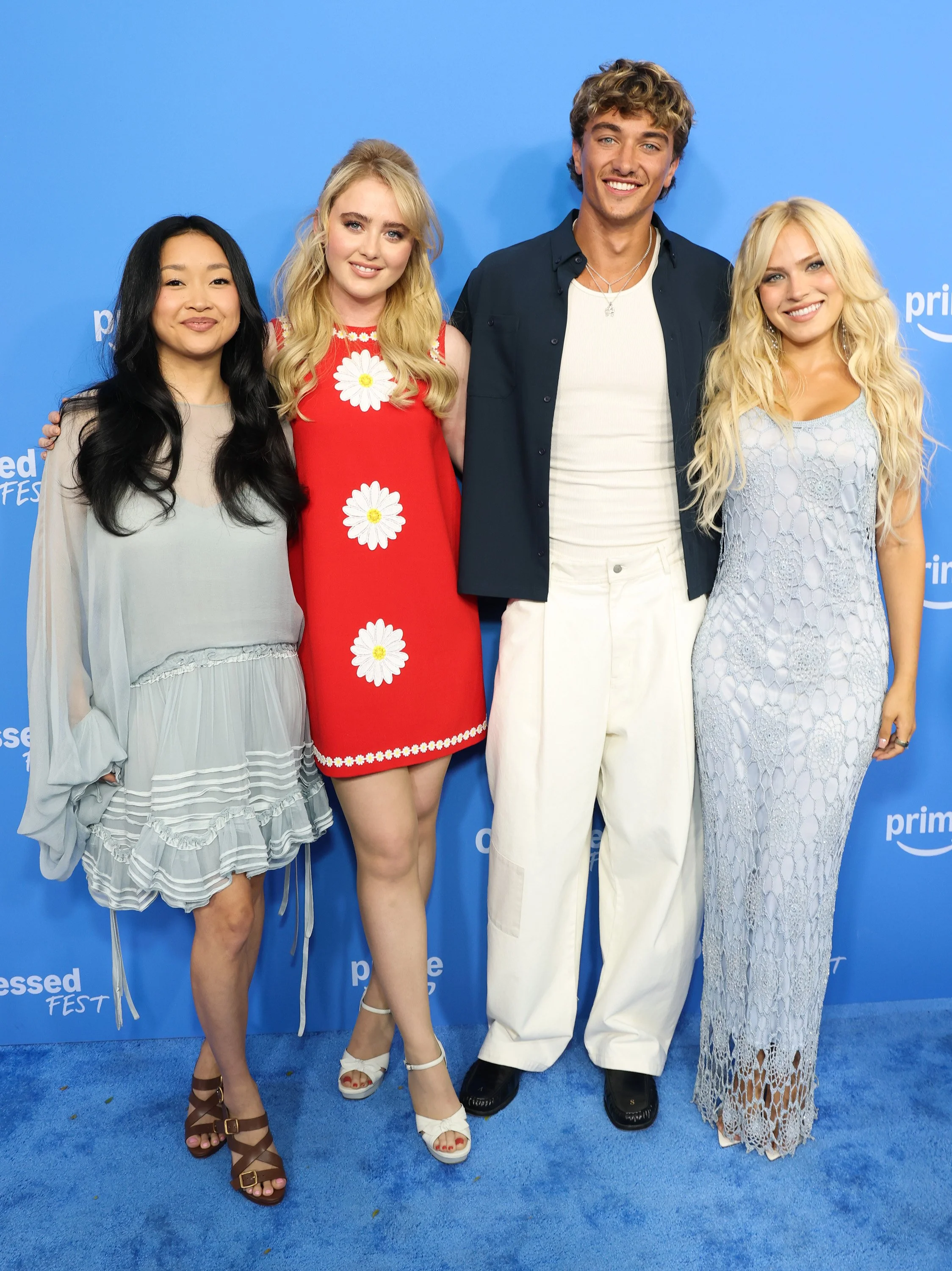  Gavin Casalegno as Greg, Tommie Rose as Adrienne, Lana Condor as Max, Kathryn Newton as Sara, and Nico Hiraga as James in  The Devil’s Mouth  (2026). • Photo by Todd Williamson/JanuaryImages • Courtesy of Amazon MGM Studios 
