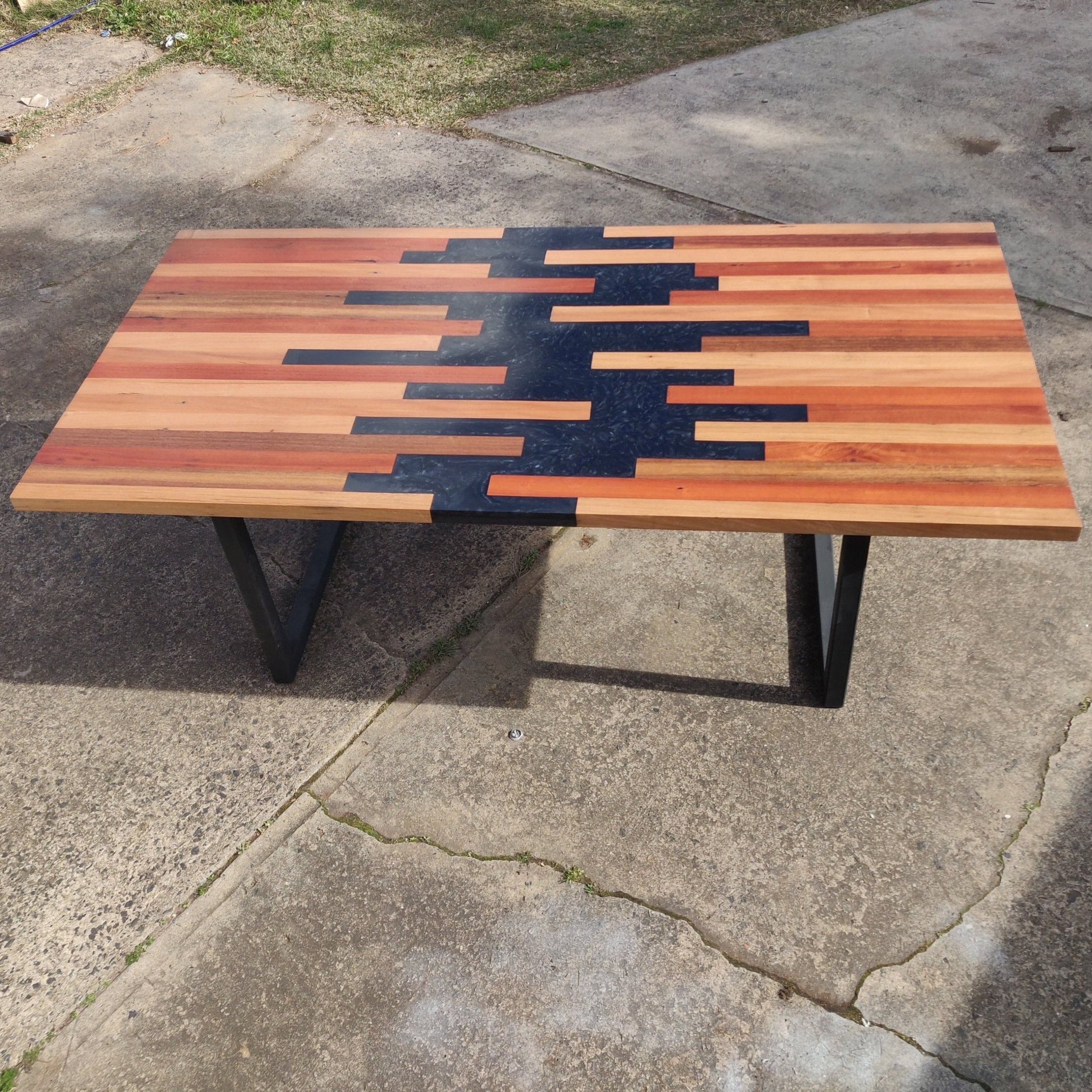 Concrete river table deals