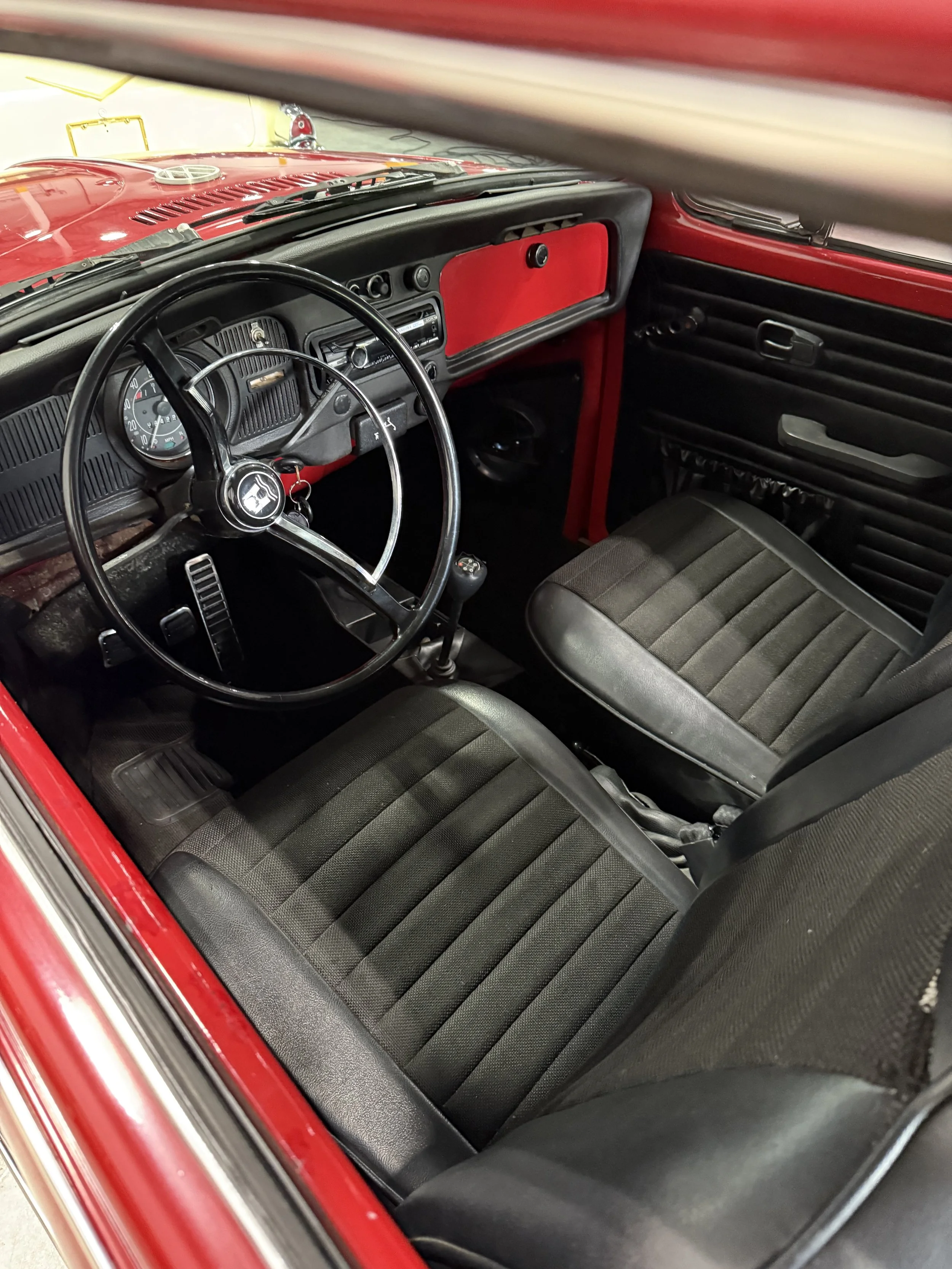 1971 Volkswagon Super Beetle Interior