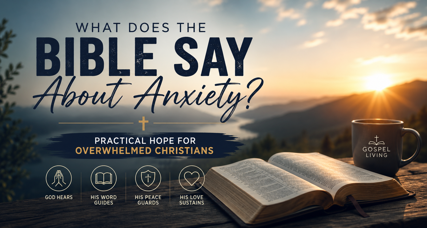 What Does the Bible Say About Anxiety? Biblical Hope &amp; Peace