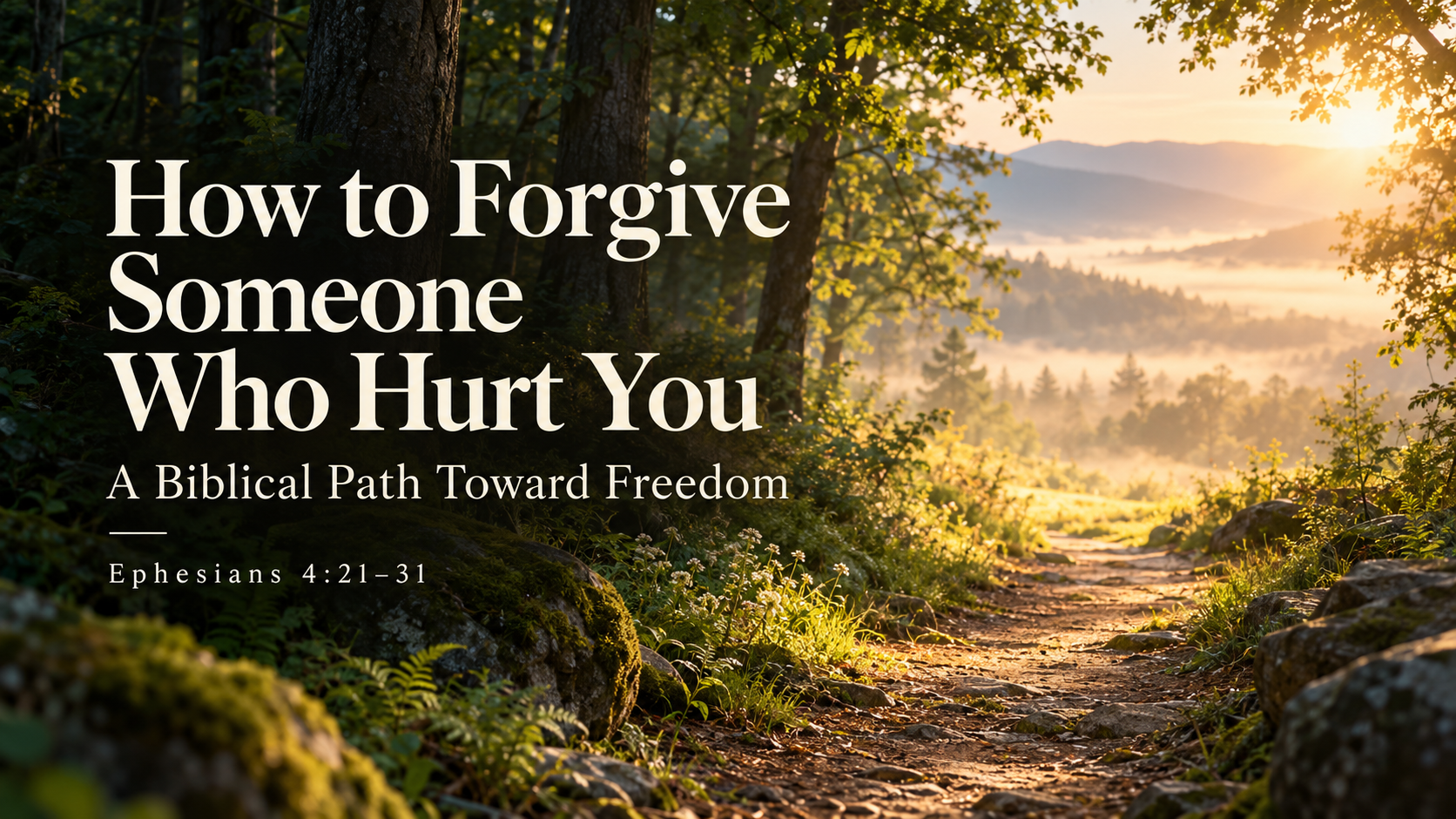 How to Forgive Someone Who Hurt You: A Biblical Path Toward Freedom