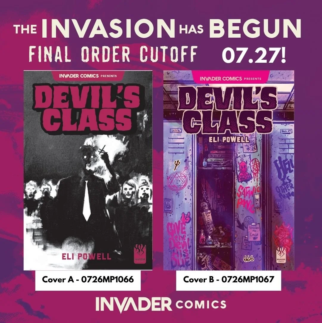 FOC 7/27: Devil's Class Enrolls This September &amp; THE DIGGER #4 drops 7/29. 
