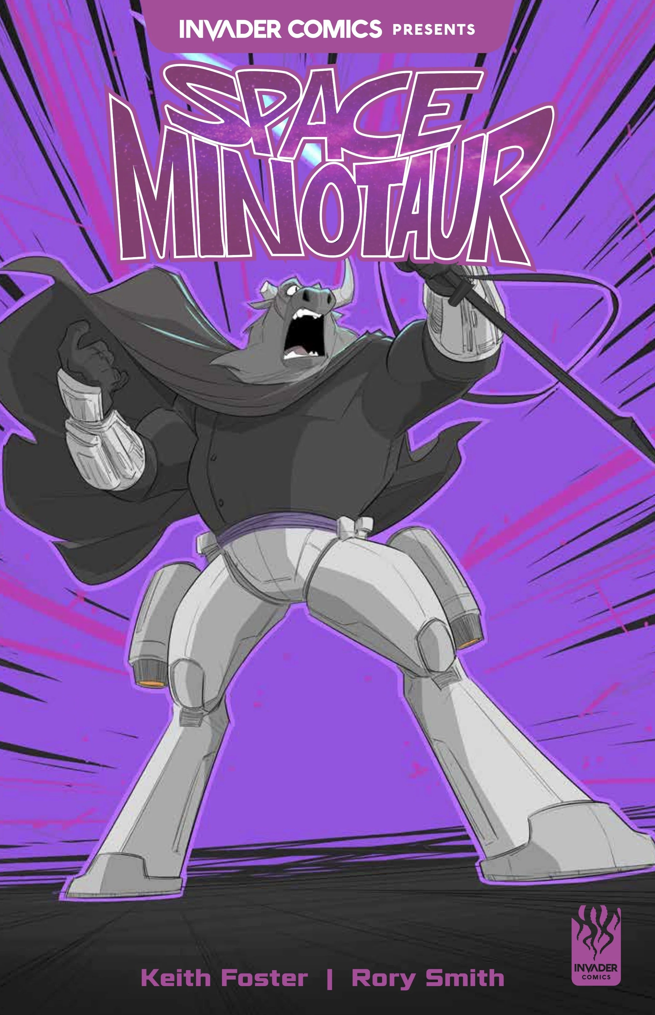 INVADER COMICS PRESENTS: SPACE MINOTAUR #1 CVR B