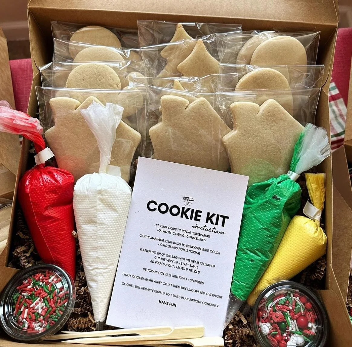 these are such a fun Christmas activity for the whole family!! Order your Christmas Cookie Kits today!!