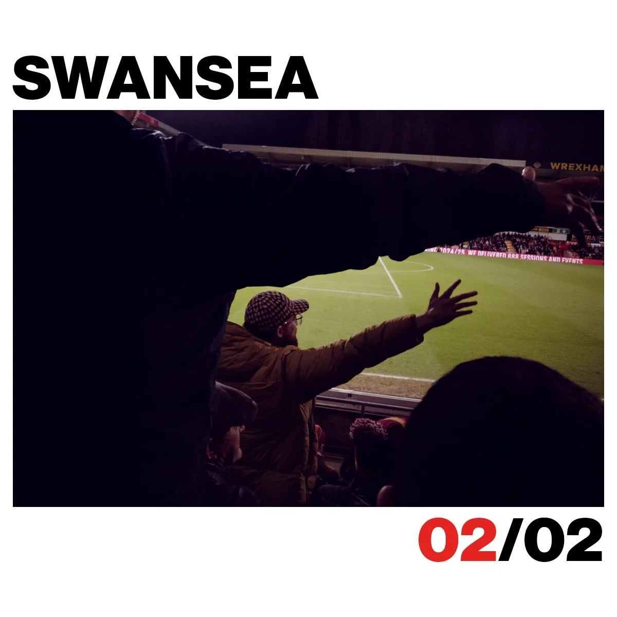 1 of 2 / Swansea
Friday was good. I was out of the house for 13 hours, forgot to eat, shot 1000+ images, met new people, caught up with good friends, lost my voice, ate a curry at 1am, heard some good songs in the terraces, met &lsquo;Will Ferrell&rs