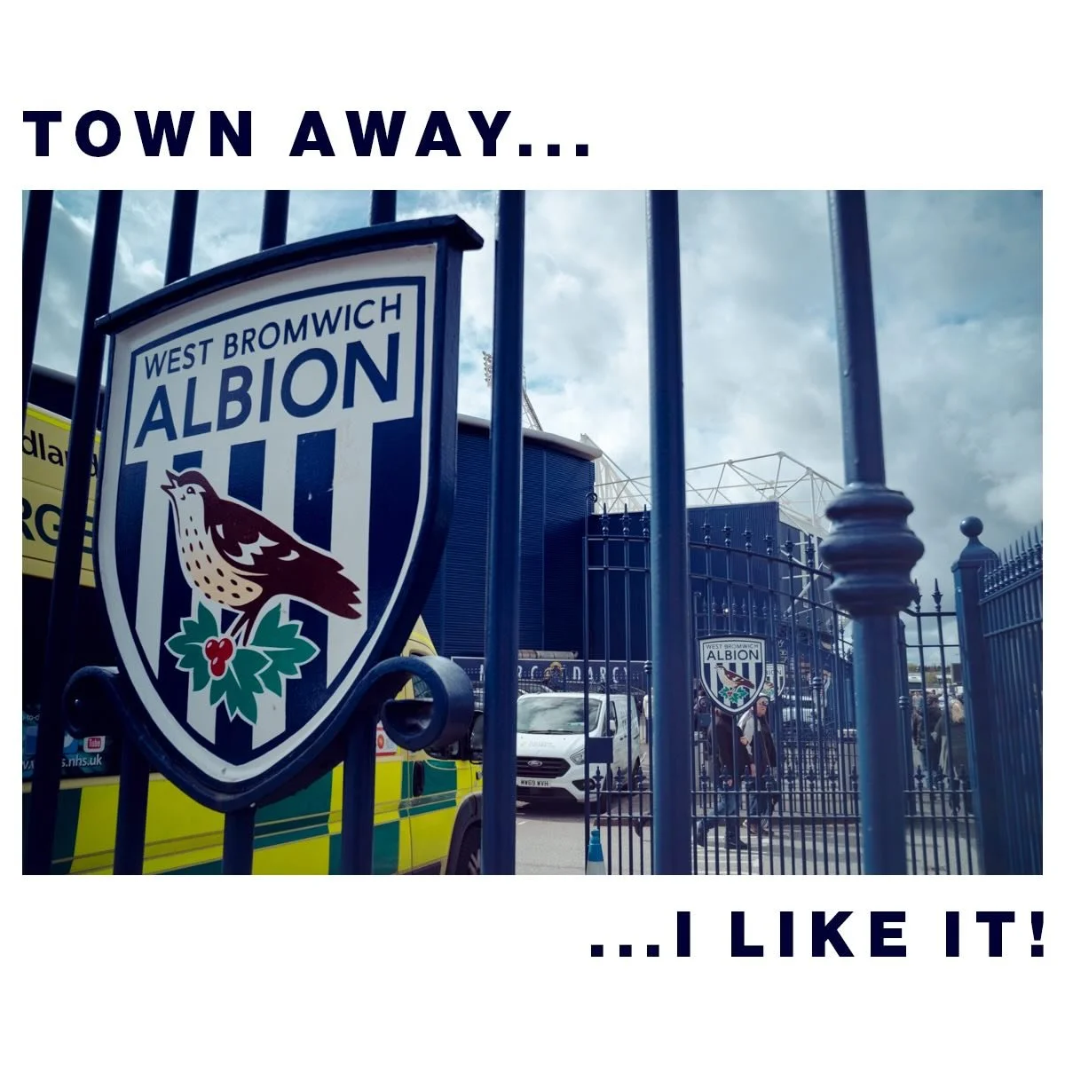 Friday was an away day to West Brom, and my first one as a road trip. We didn&rsquo;t get seats on the Turf bus, so @froggyjestin drove us down there with Si and Canadian Dave in the back.

The first half of the match was bad, the second half was bet