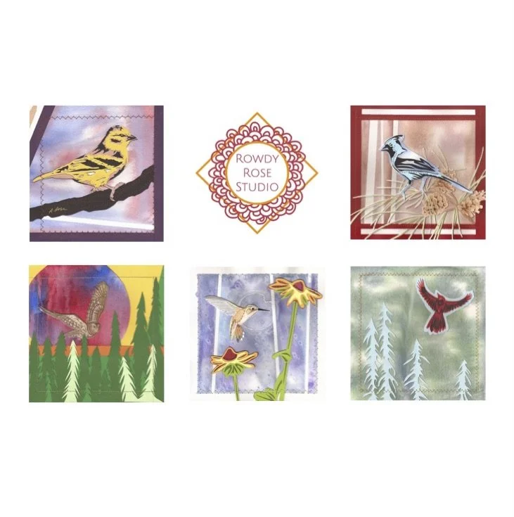 Bird Themed Card Pack - Set of 5