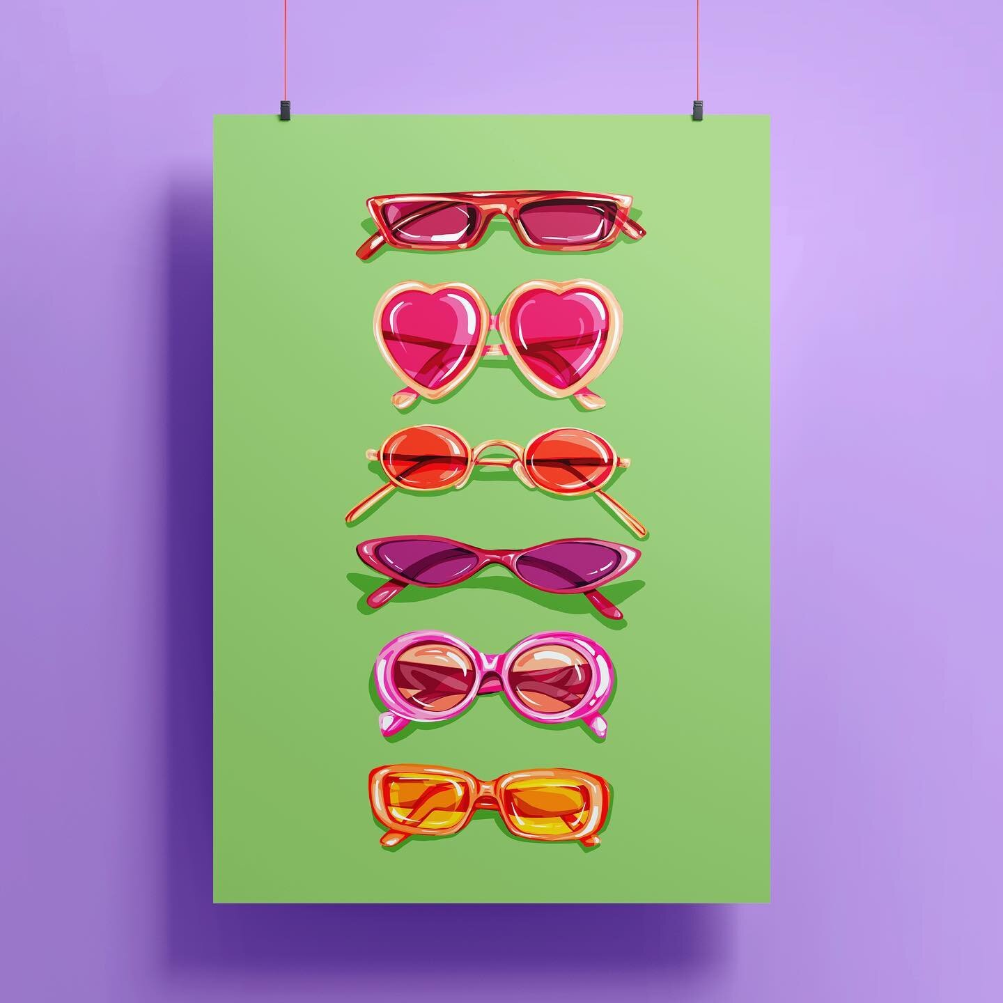 Earlier this year I tried out a new bold style of illustration using solid colours and extreme highlights and shadows. I think this style makes for some great wall art! Maybe I should start an online store one day? 😎☀️

#illustration #digitalillustr