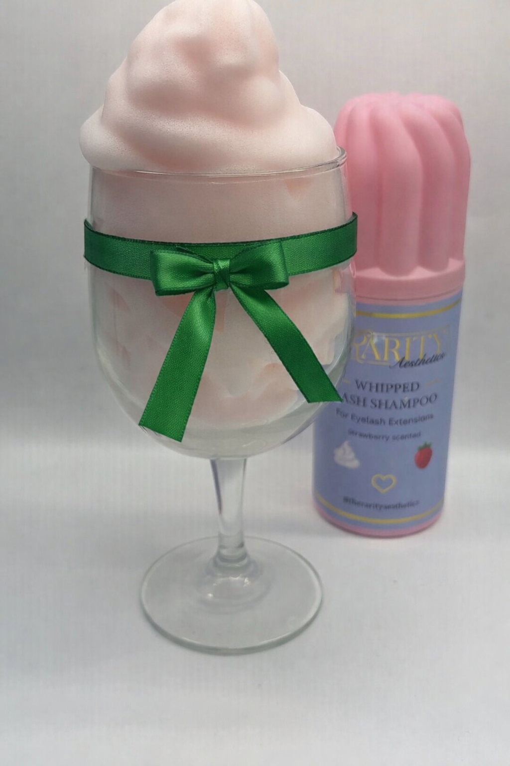 Whipped cream lash shampoo