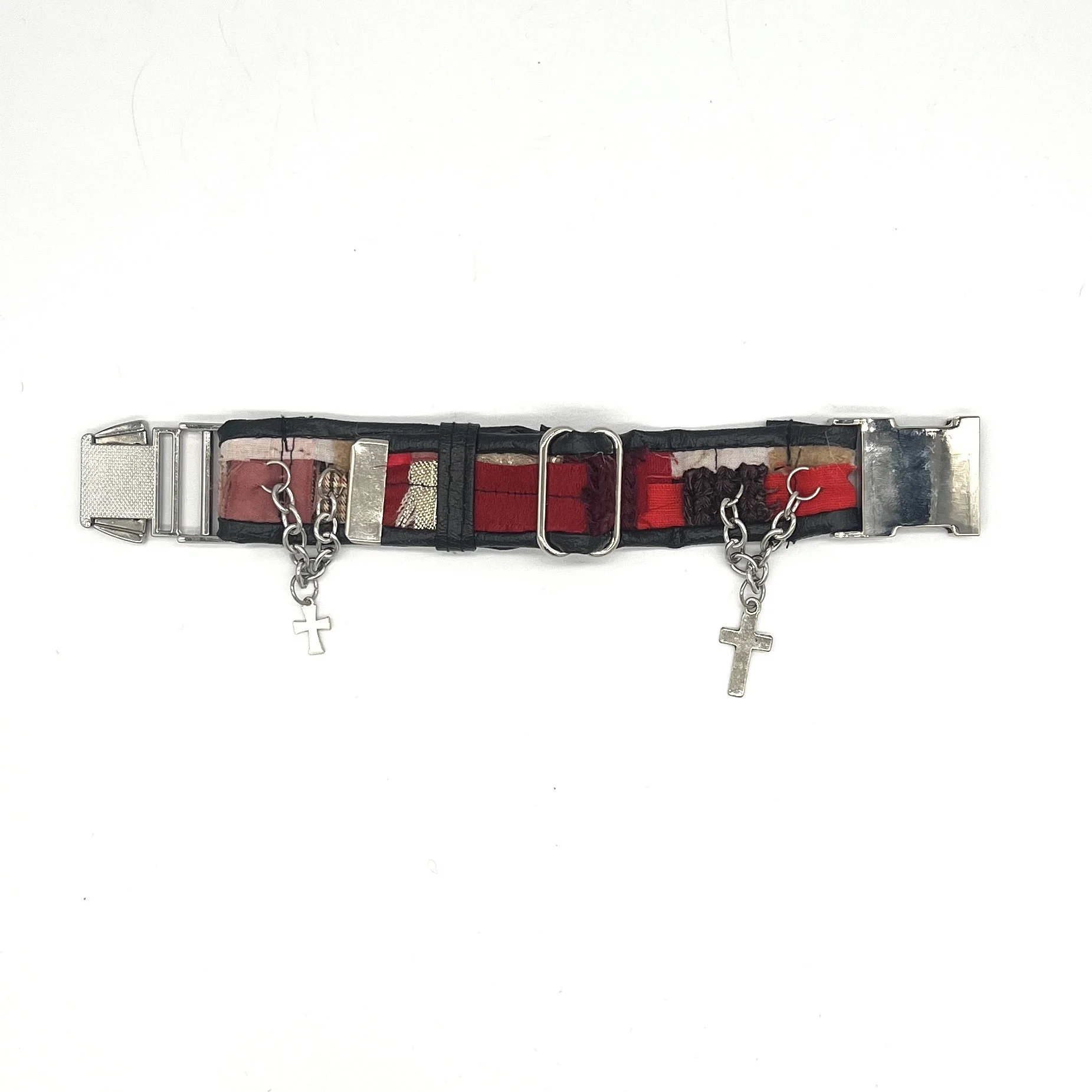 HVY WTHR Patchwork Cross Cuff