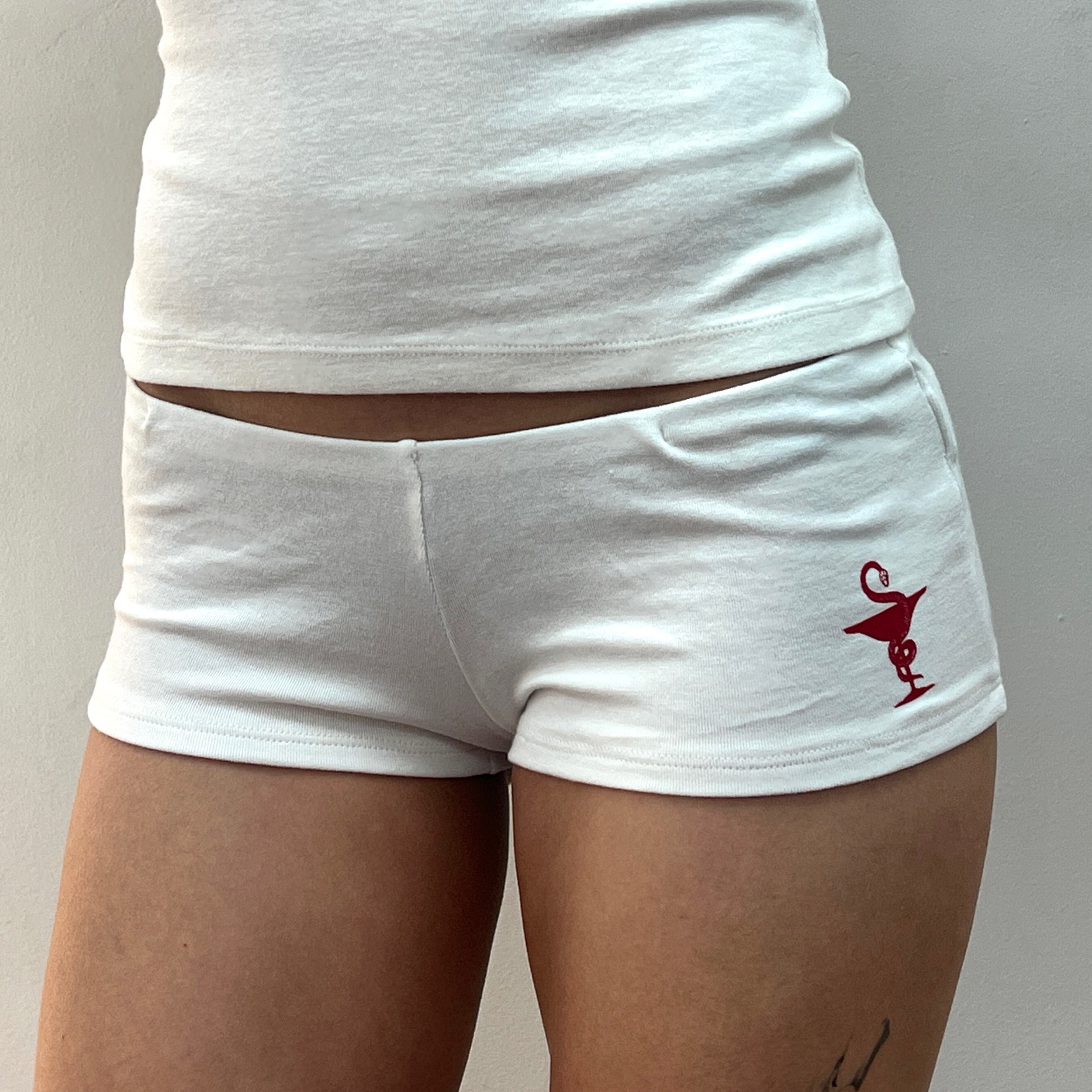 ANGEL MOON x RETAIL PHARMACY Lifesaver Micro Shorts