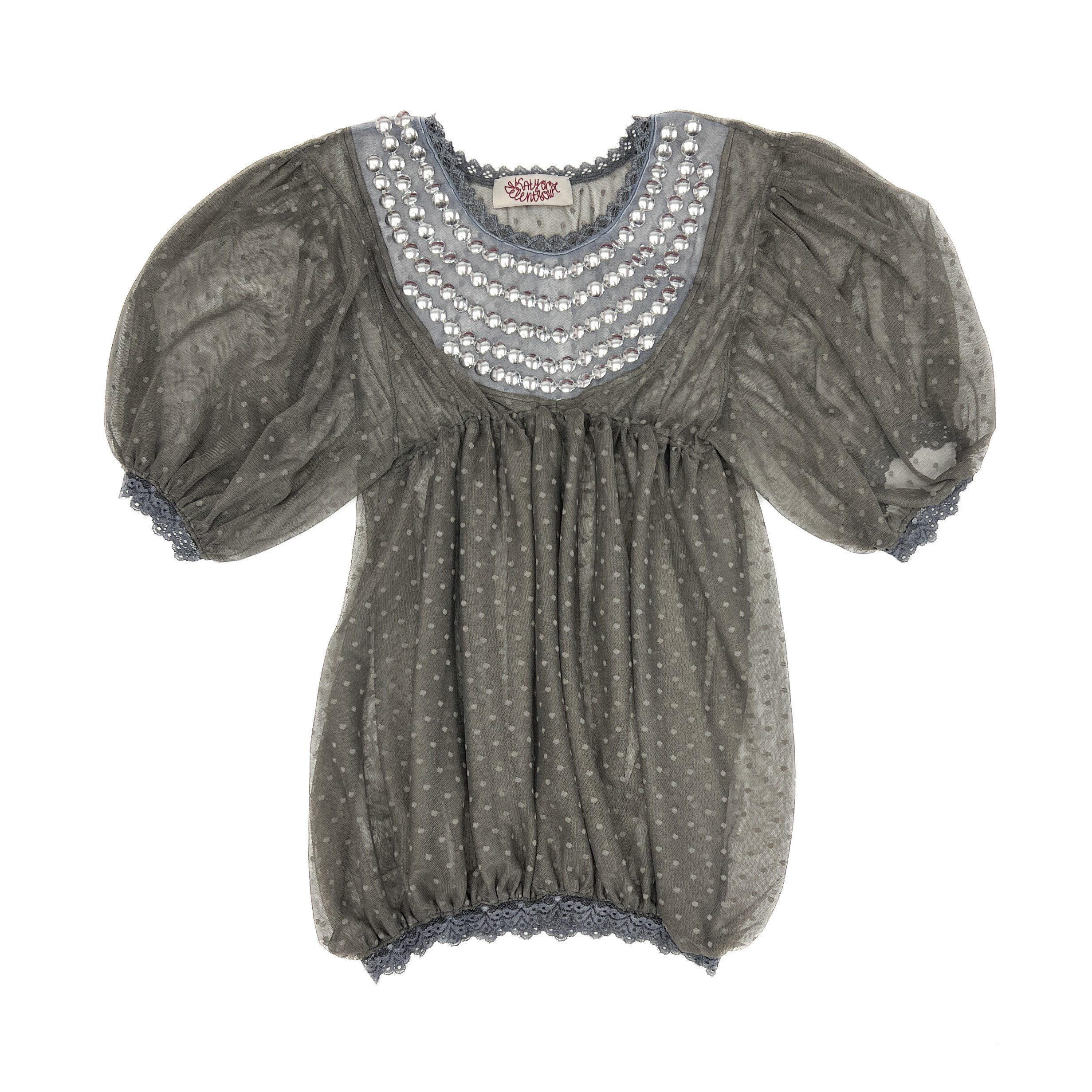 KATYA ZELENTSOVA Dove Babydoll Top