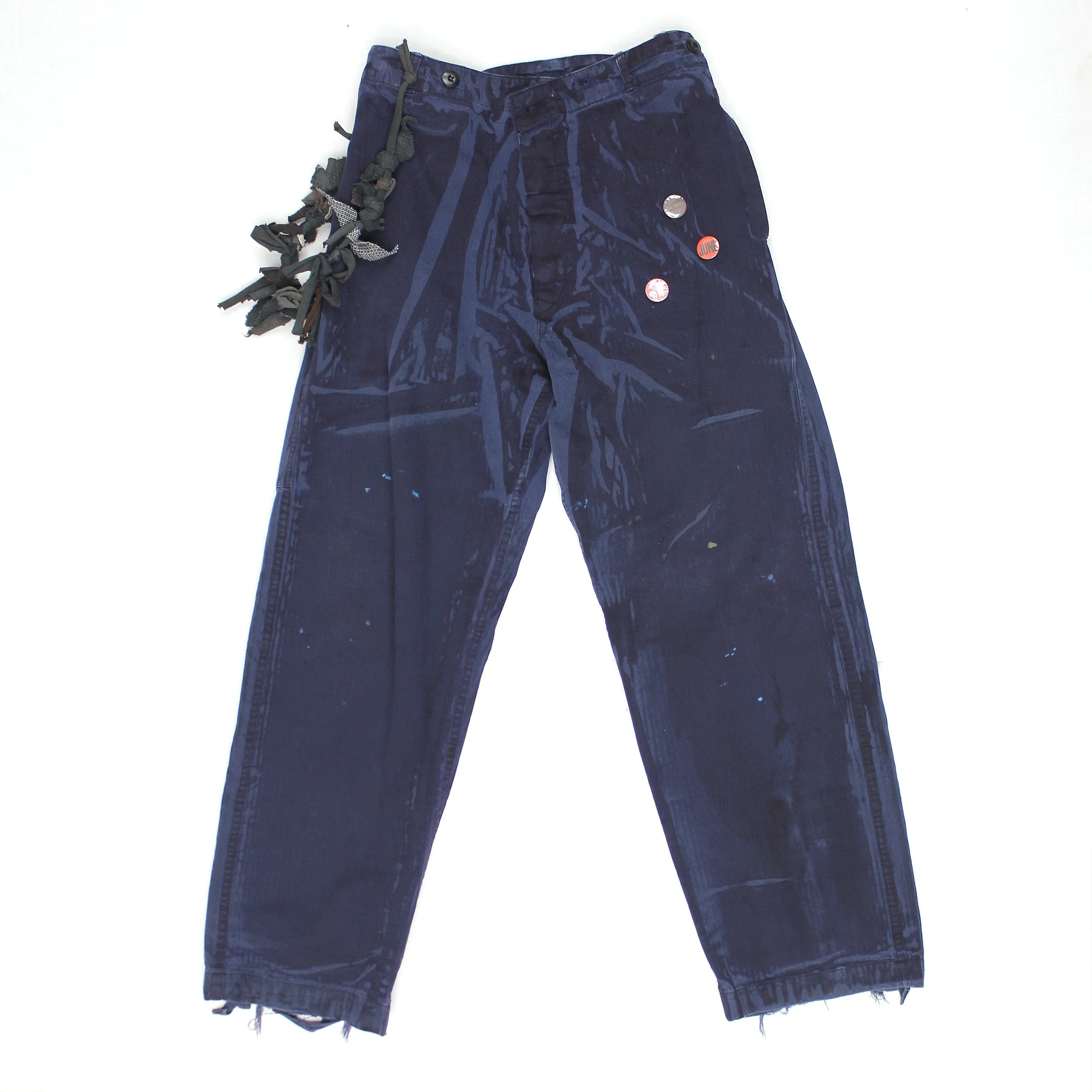 WWWYRED Metal Printed Denim