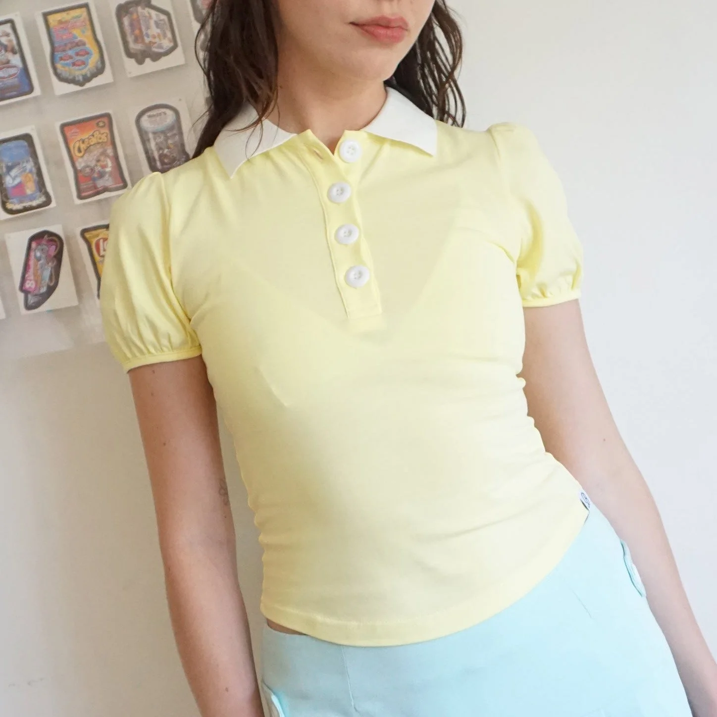 BLONDITA Butter Yellow Polo