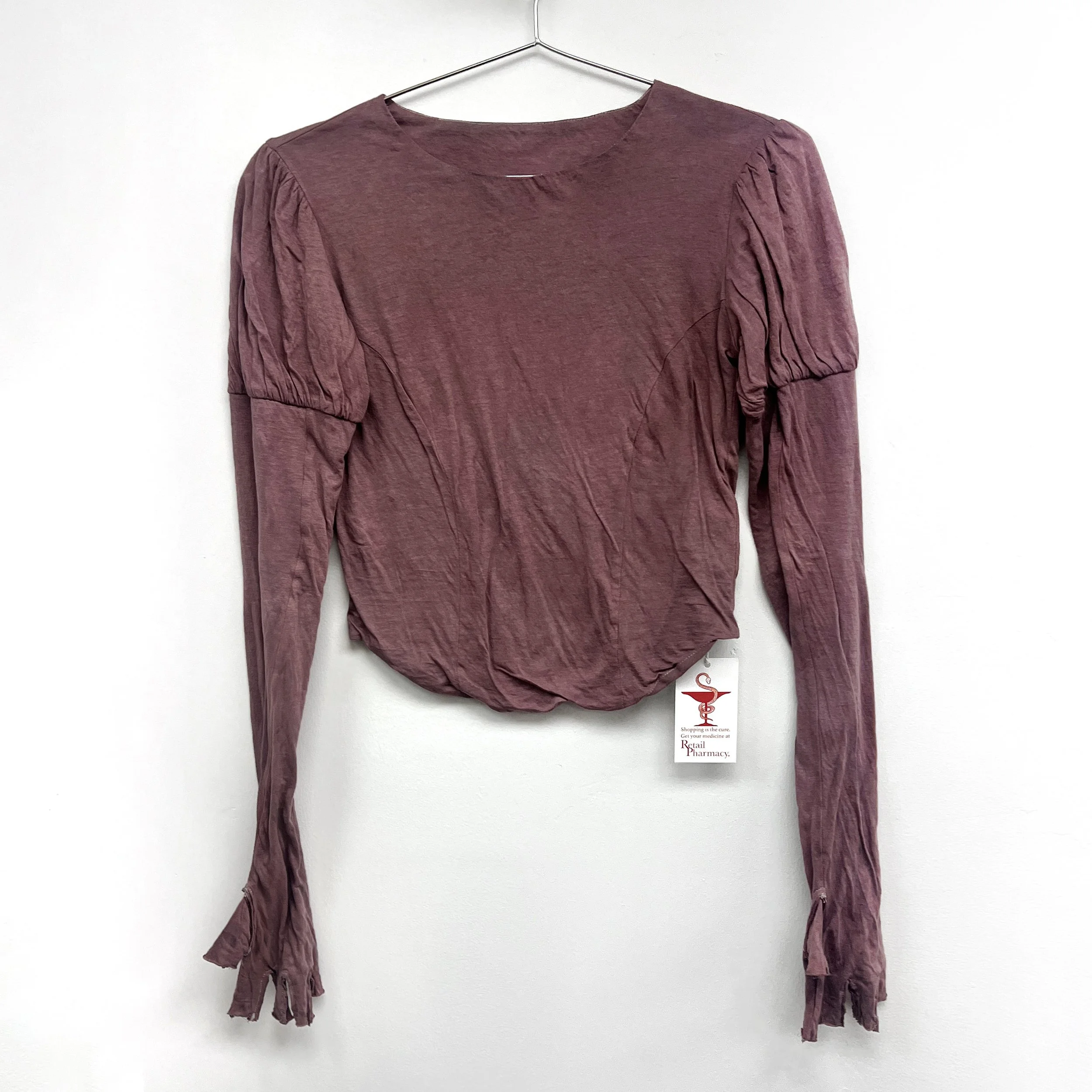 HOOZ ATELIER Maroon Rehearsal Top