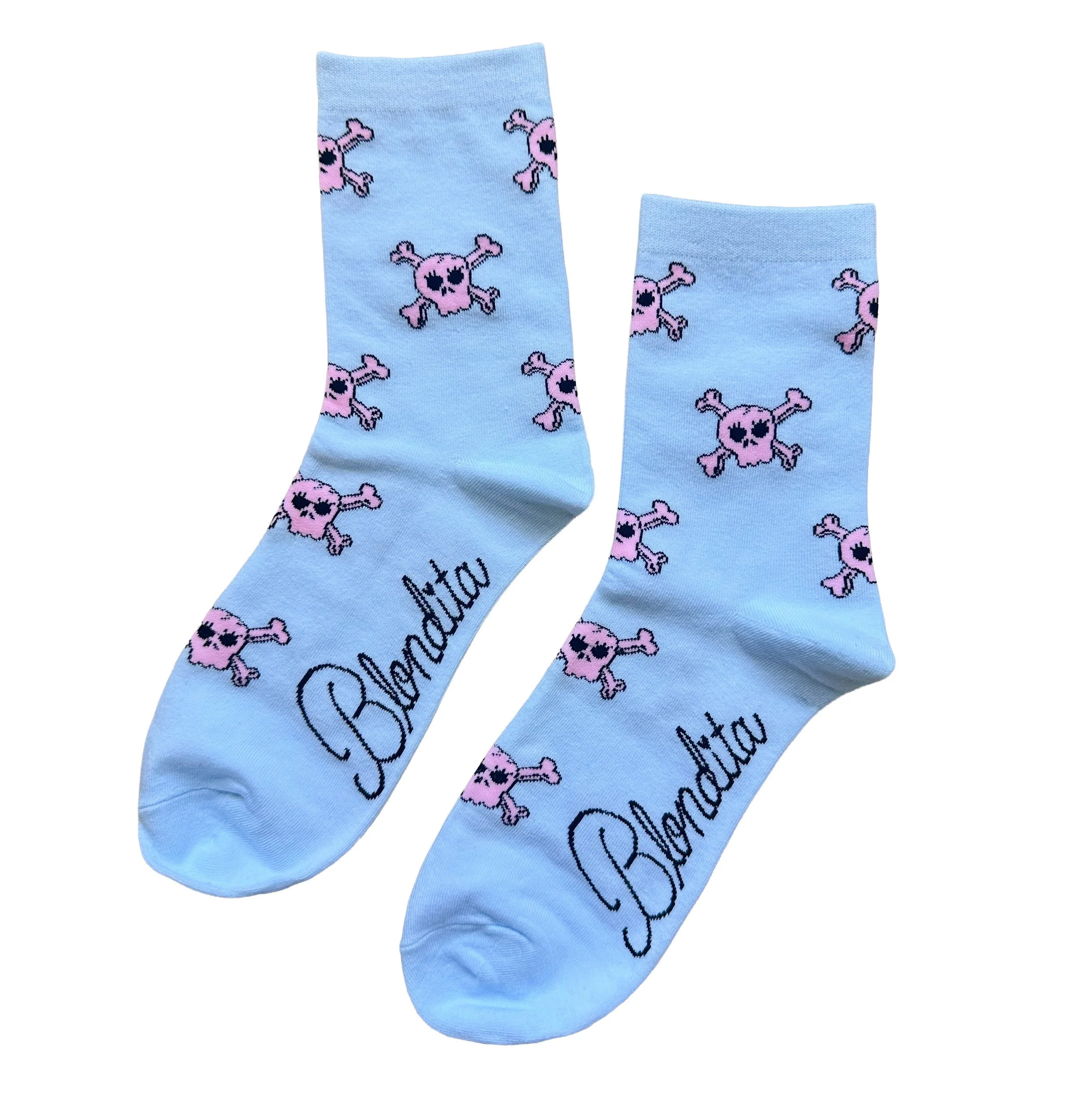 BLONDITA Skull Socks