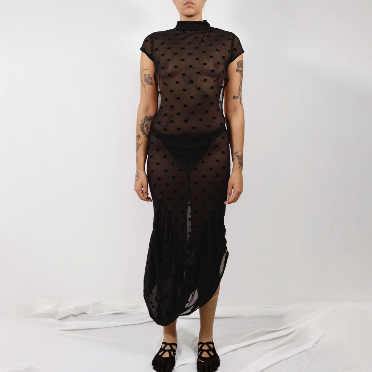 LUZ MUERTA Polka Dot Dress