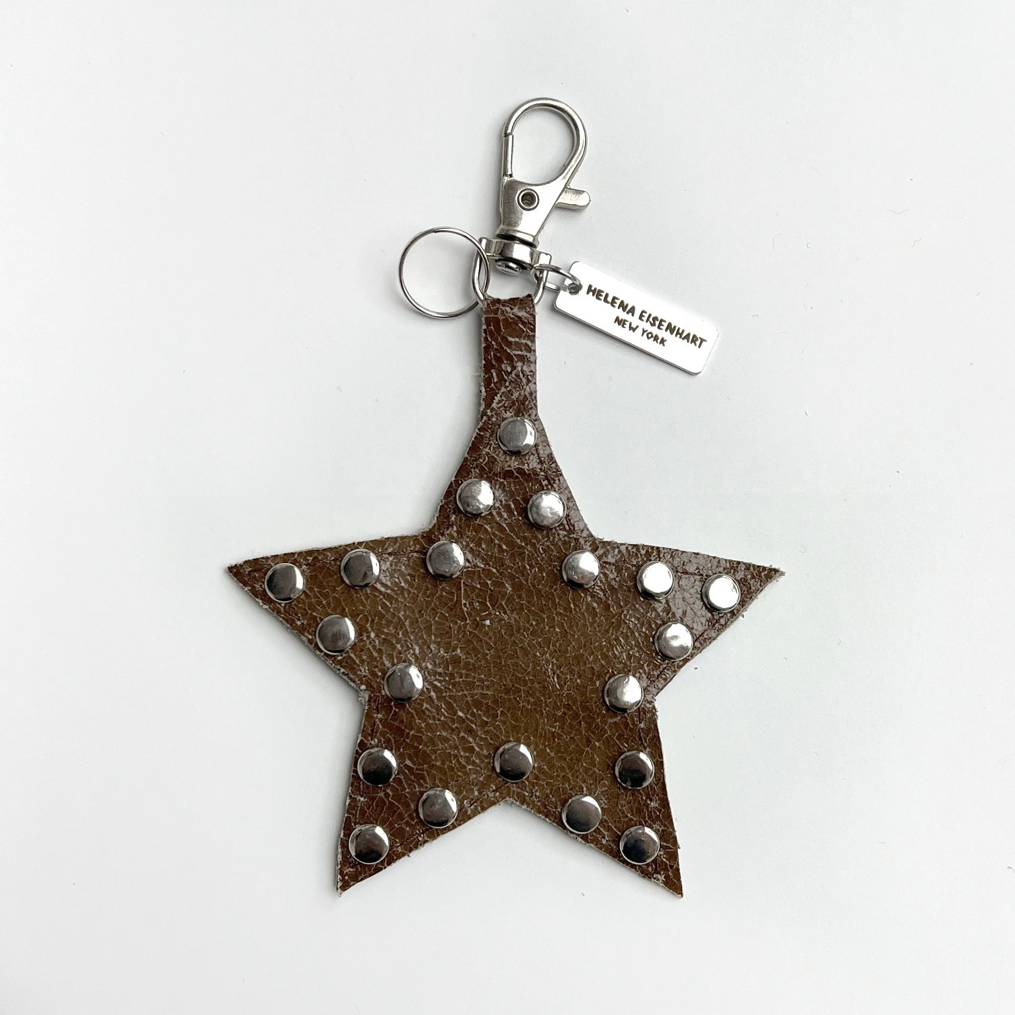 HELENA EISENHART Brown Mini Star Keychain