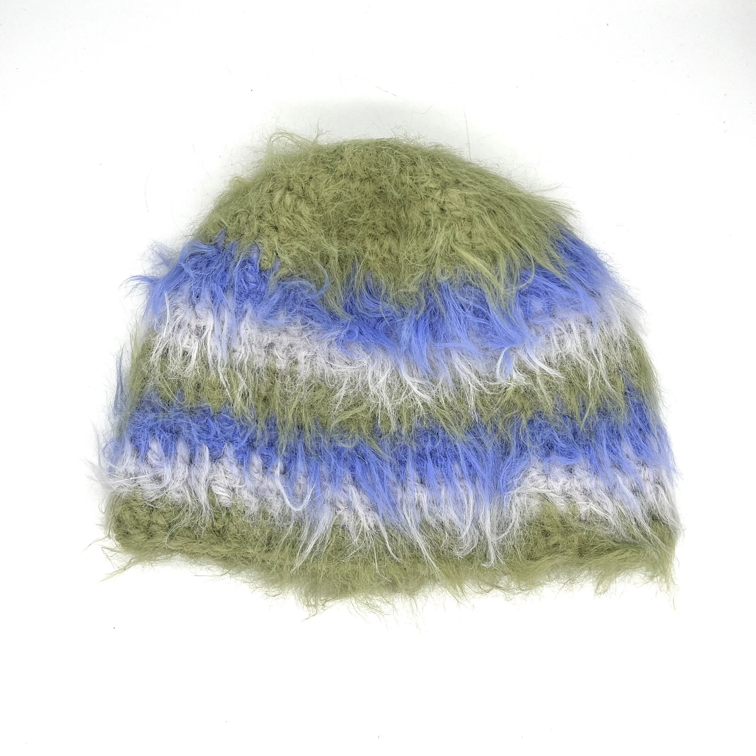 DAZY CHAINS Green Stripe Beanie