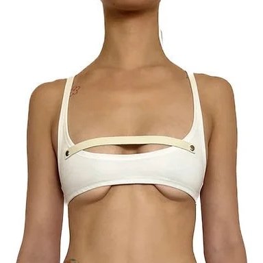 ORIENS Ivory Strap Micro Bra