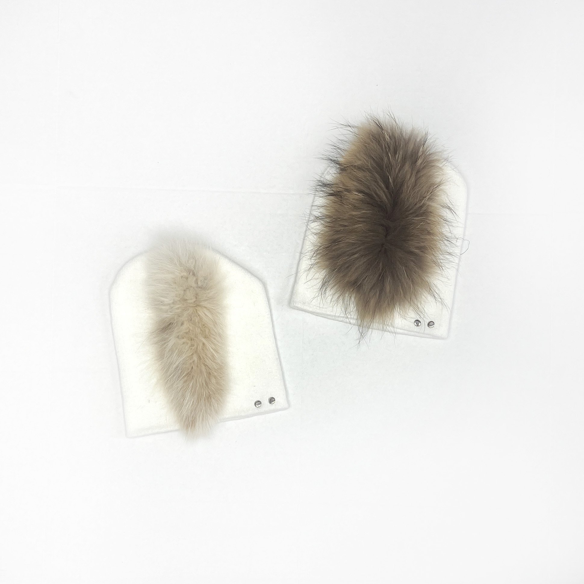 HAPHAZARD Fur Beanie