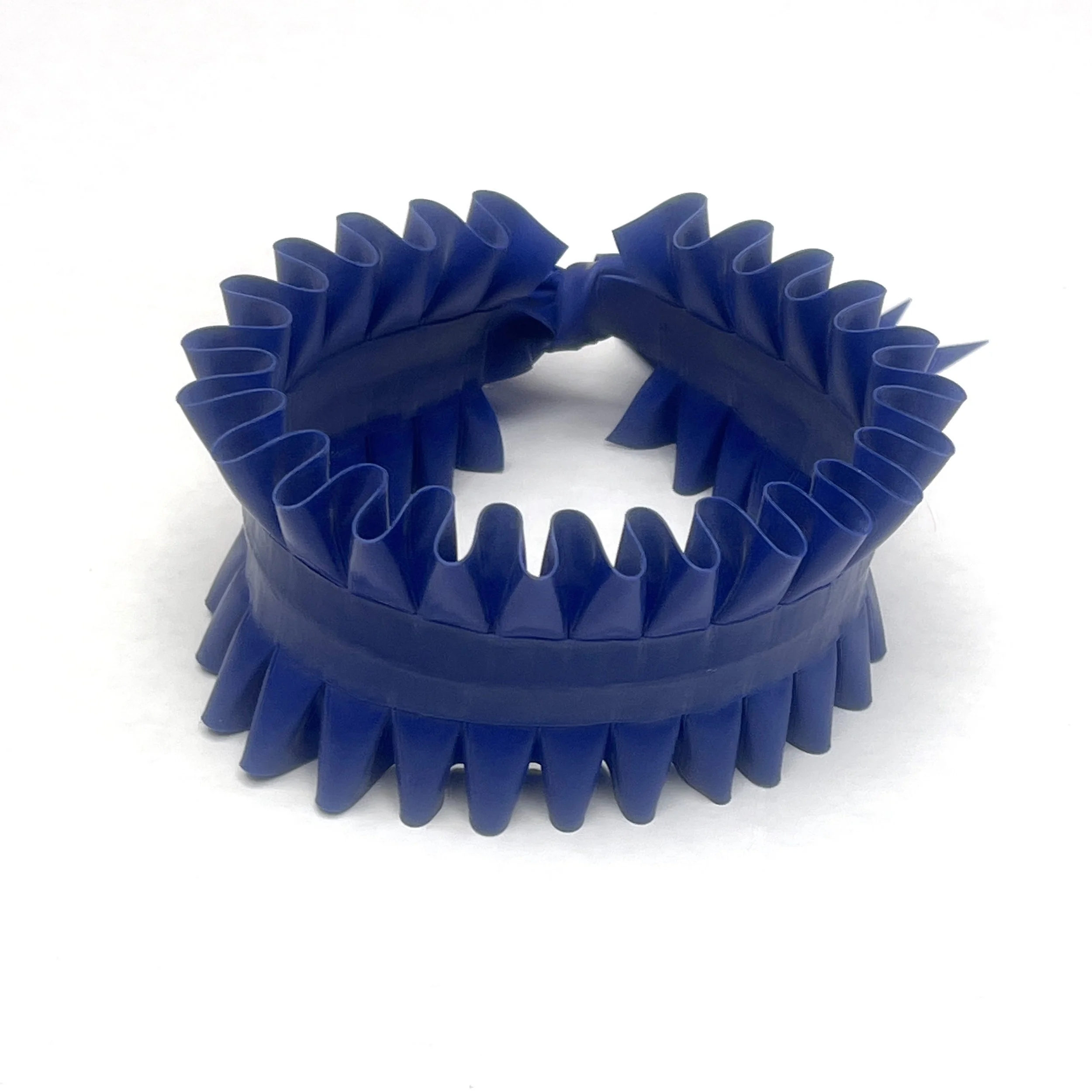 FINLEY'S HOUSE Blue Frill Collar