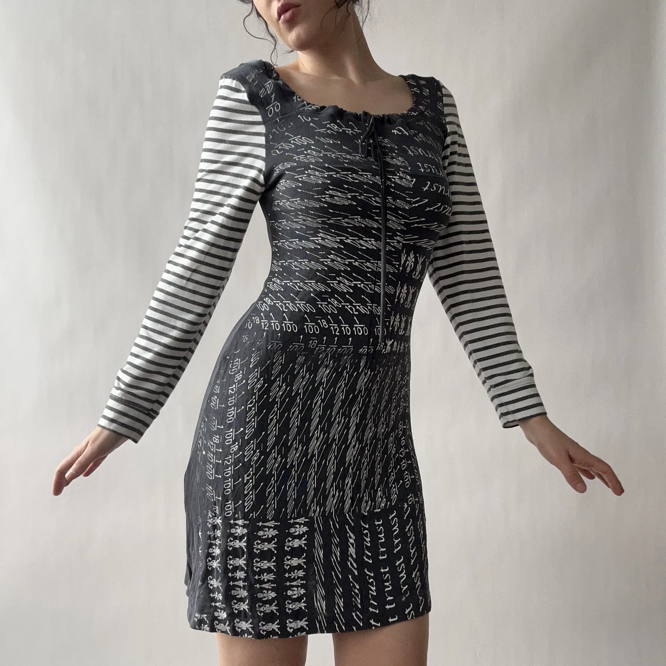 IIDKKKKKKKKK Trust! Printed Dress