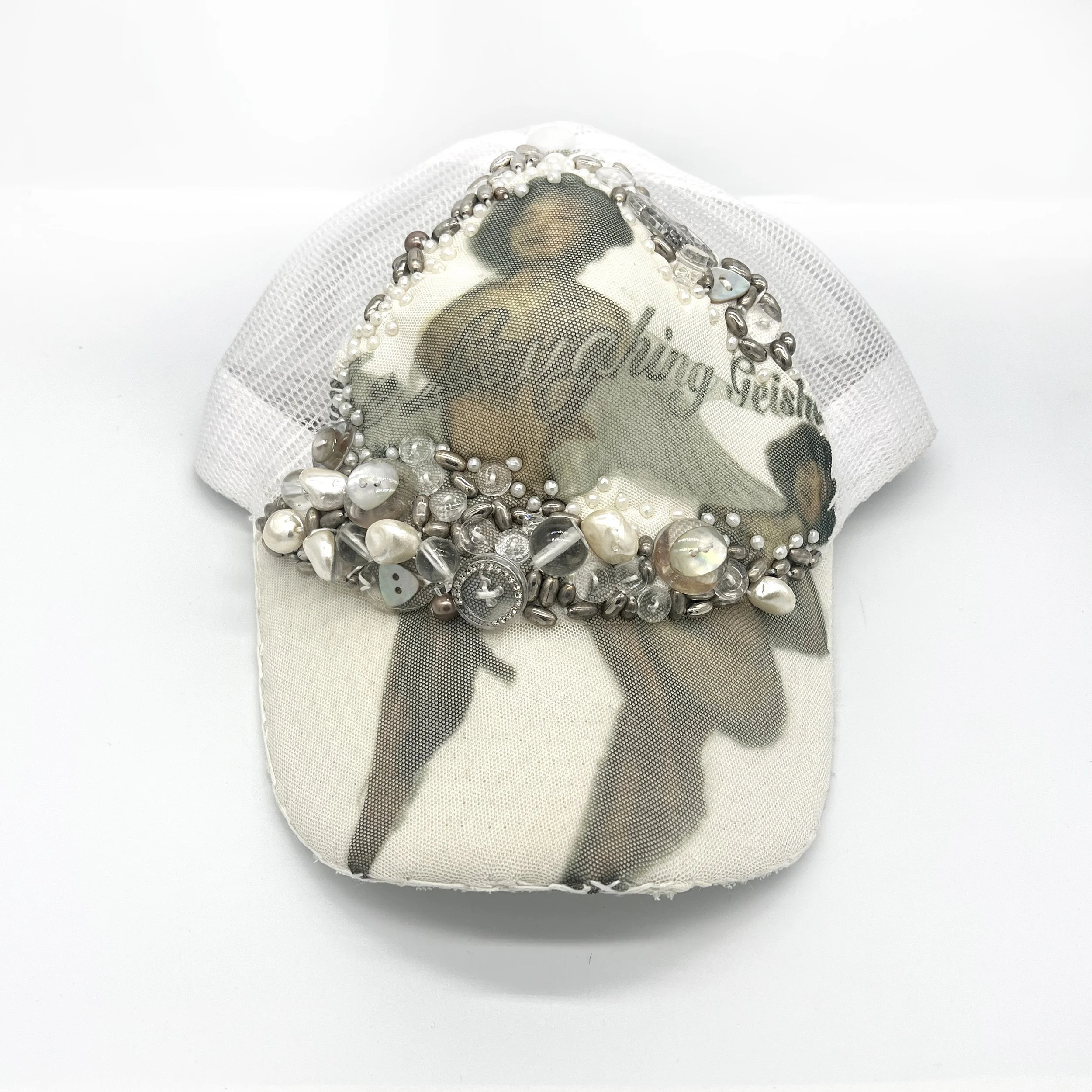 THE LAUGHING GEISHA Pearl Geisha Hat