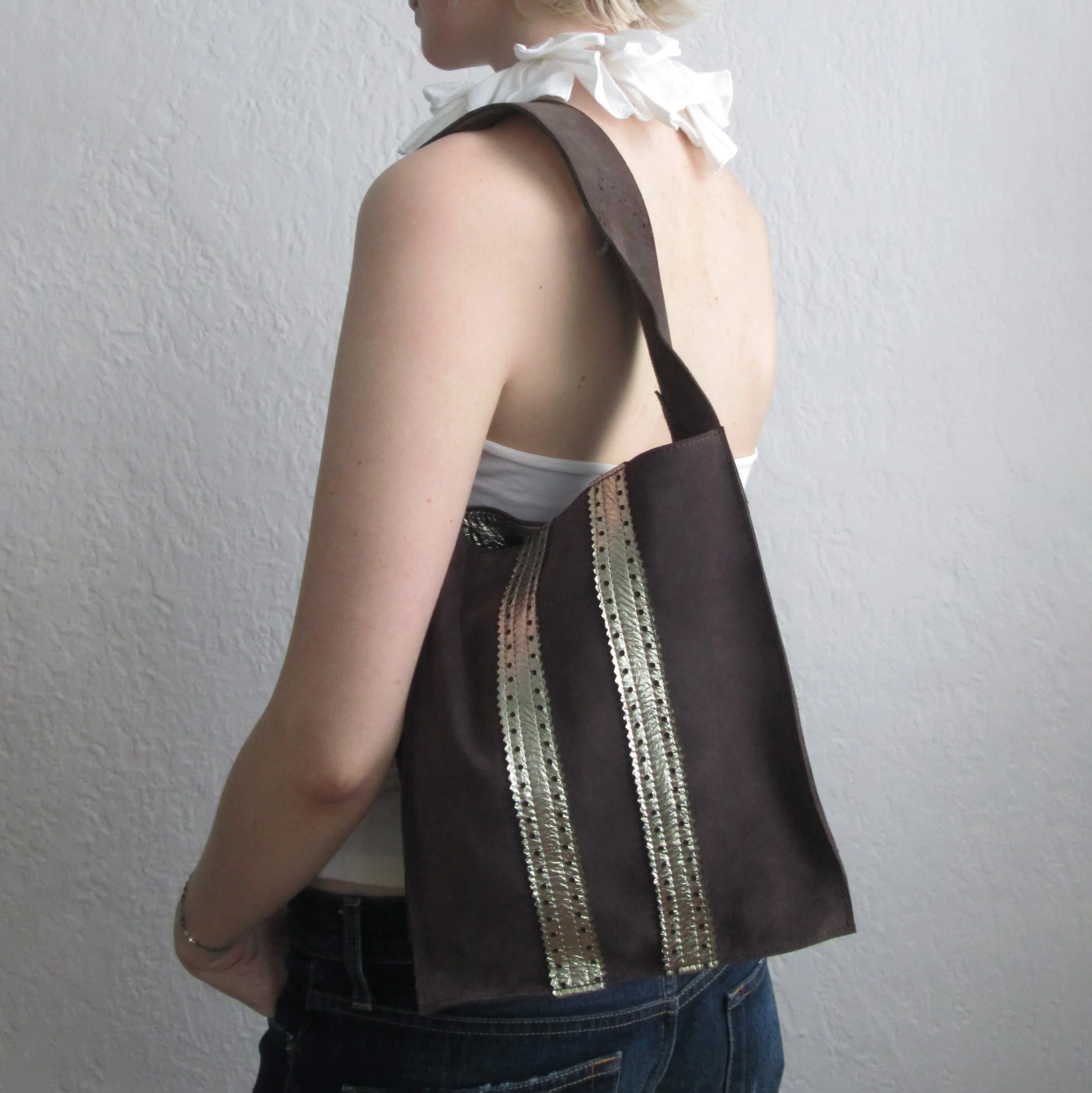 NEBLUELA Chocolate Book Bag
