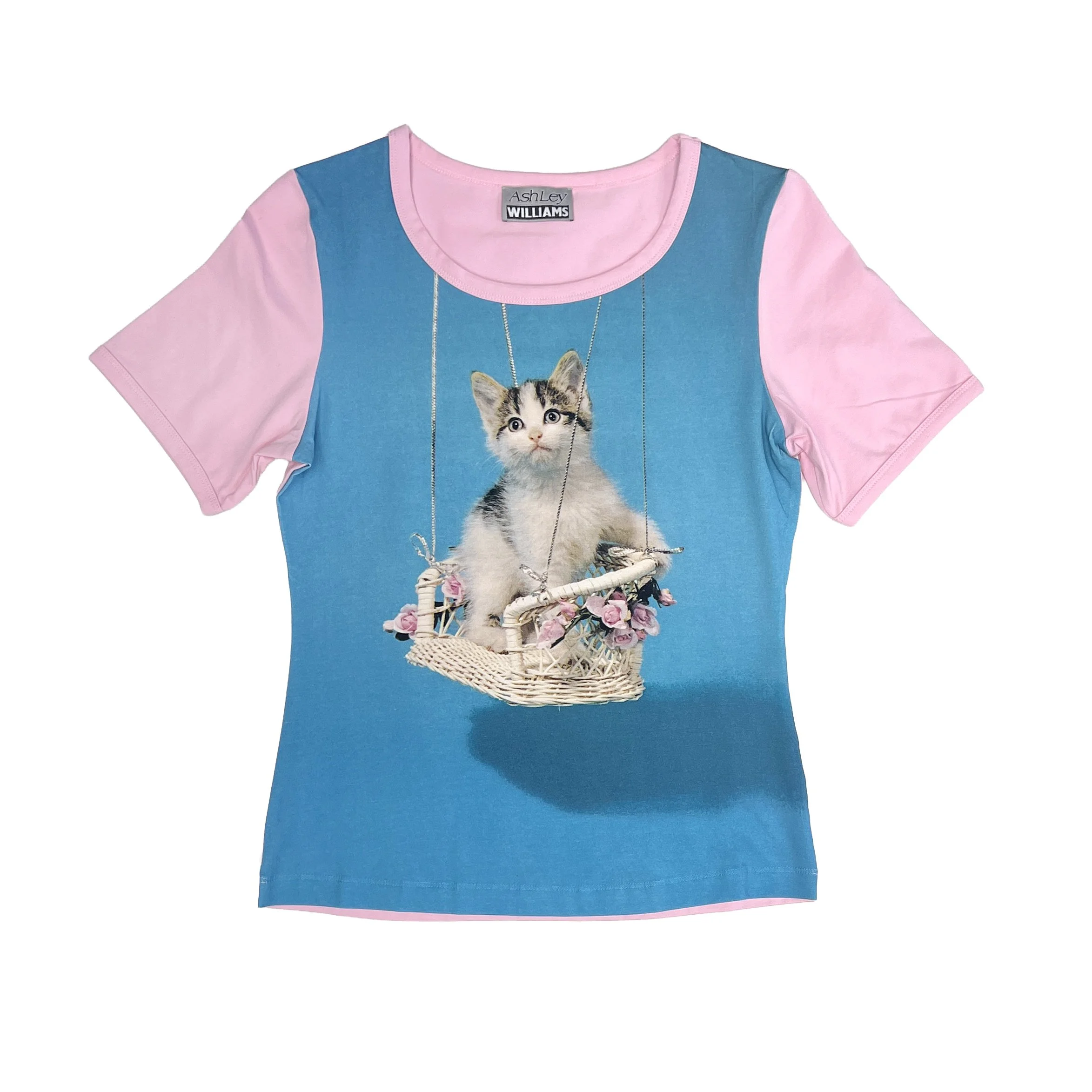 ASHLEY WILLIAMS Kitten Baby Tee