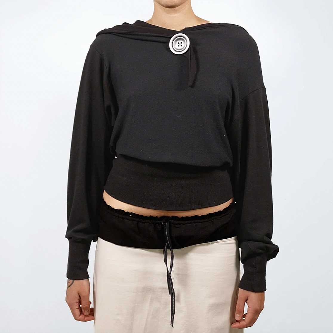 LUZ MUERTA Button Hoodie